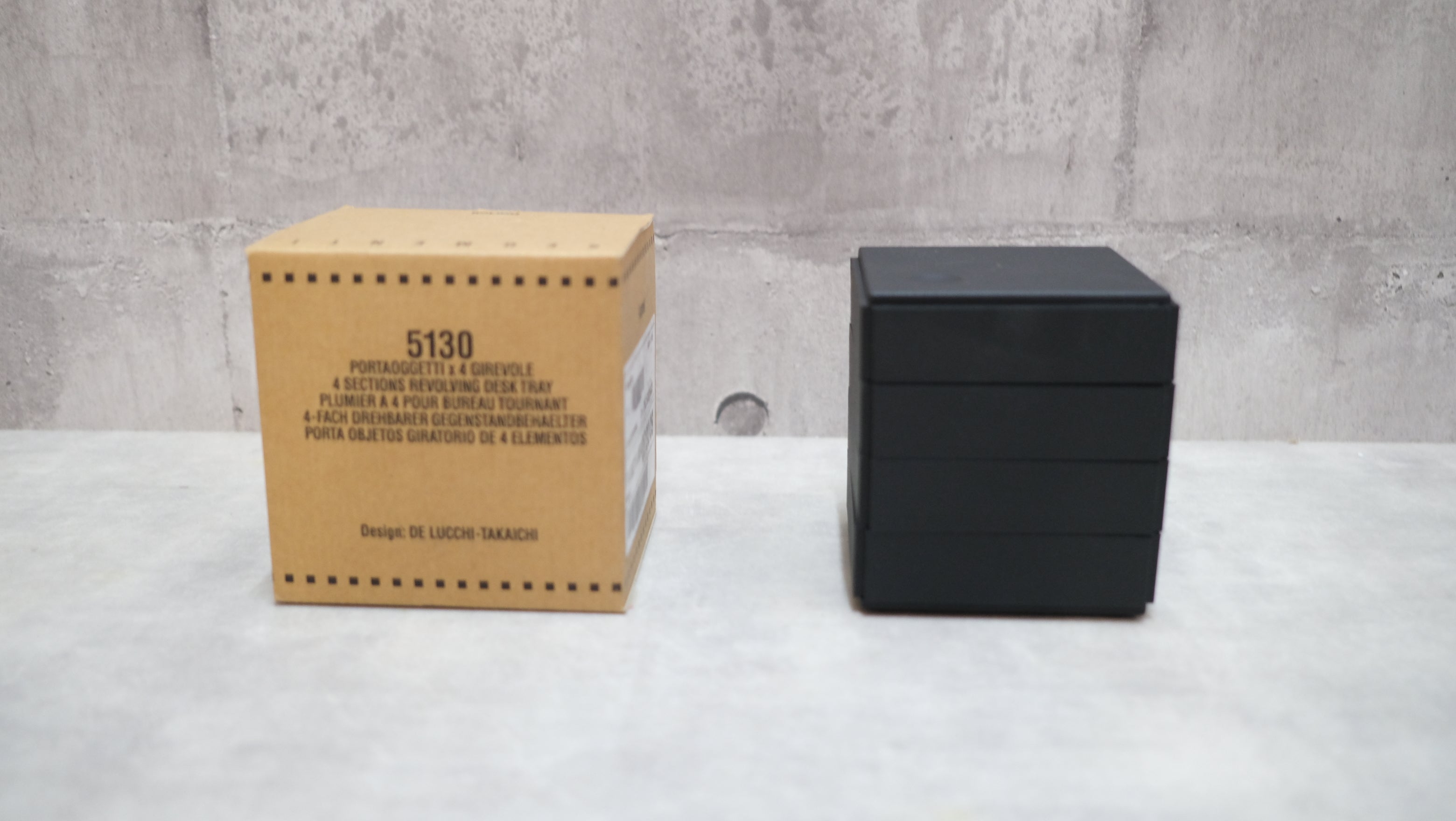 【デッドストック|Kartell】SEGMENTI セグメント ディスクコンテナ 4段 5130