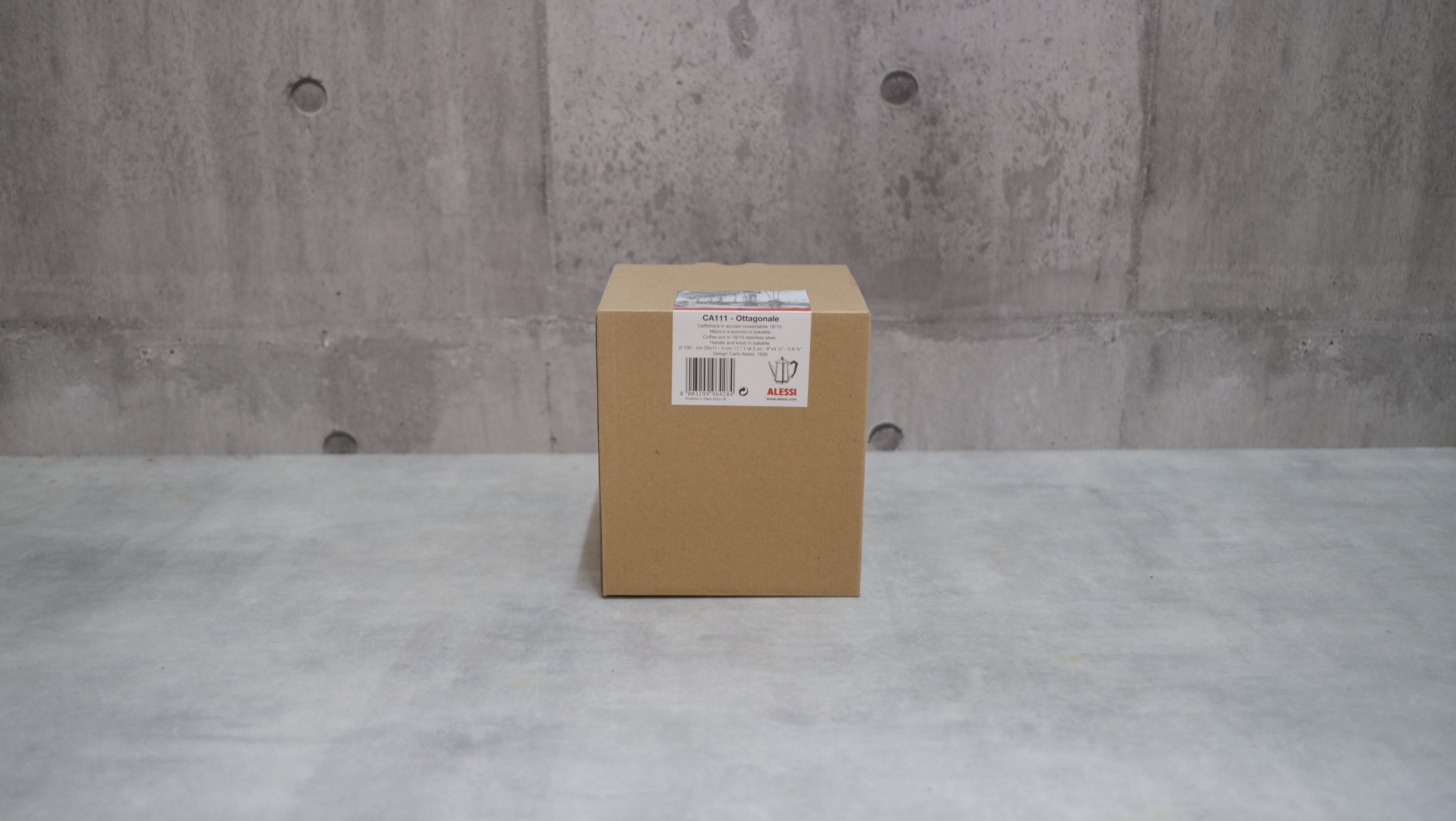 【未使用・箱付き】ALESSI × カルロ・アレッシィ|Ottagonale コーヒーポット CA111