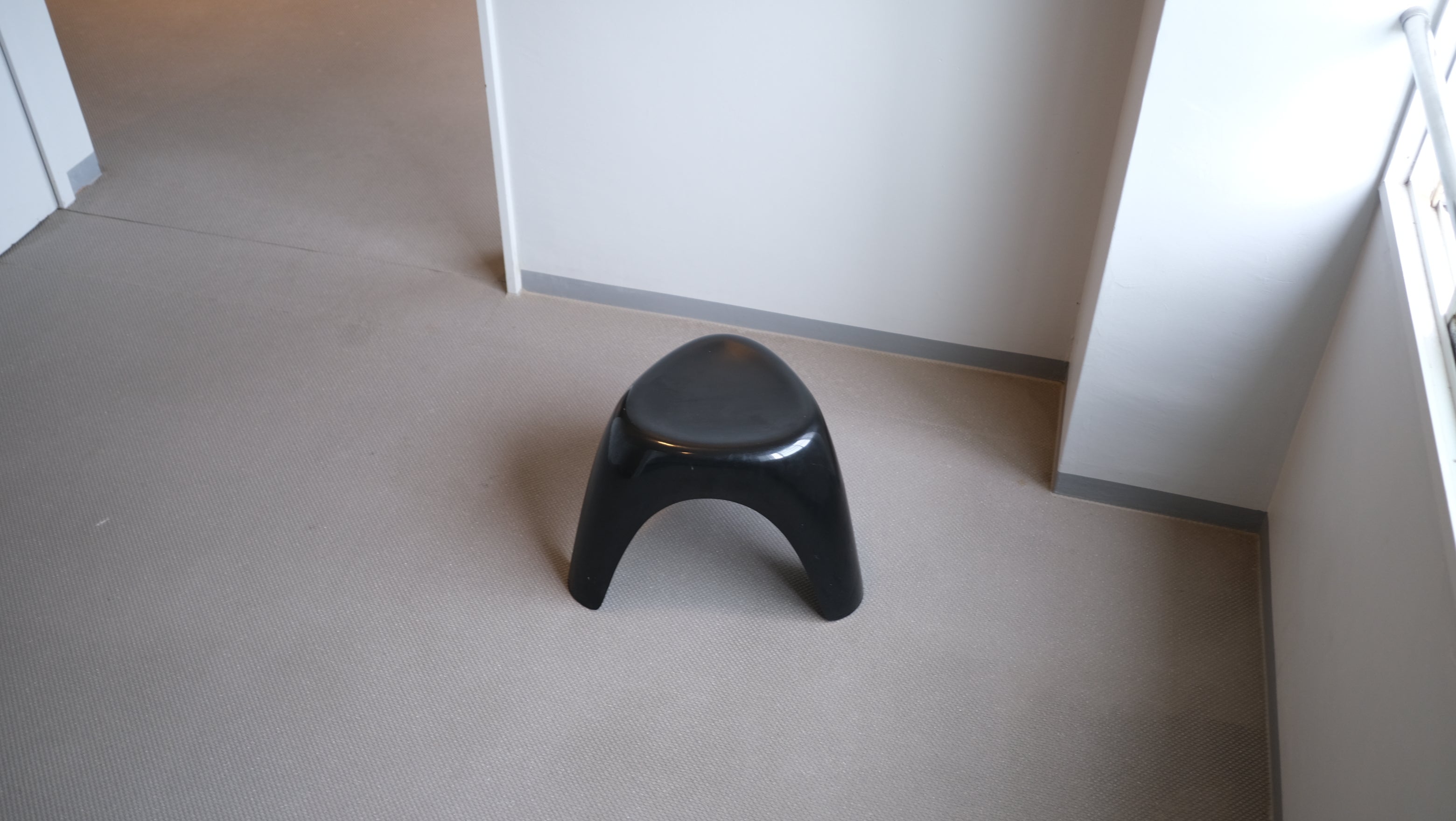 【希少】柳宗理 エレファントスツール Elephant Stool ハビタ Habita Chair Yanagi Sori 黒 ブラック
