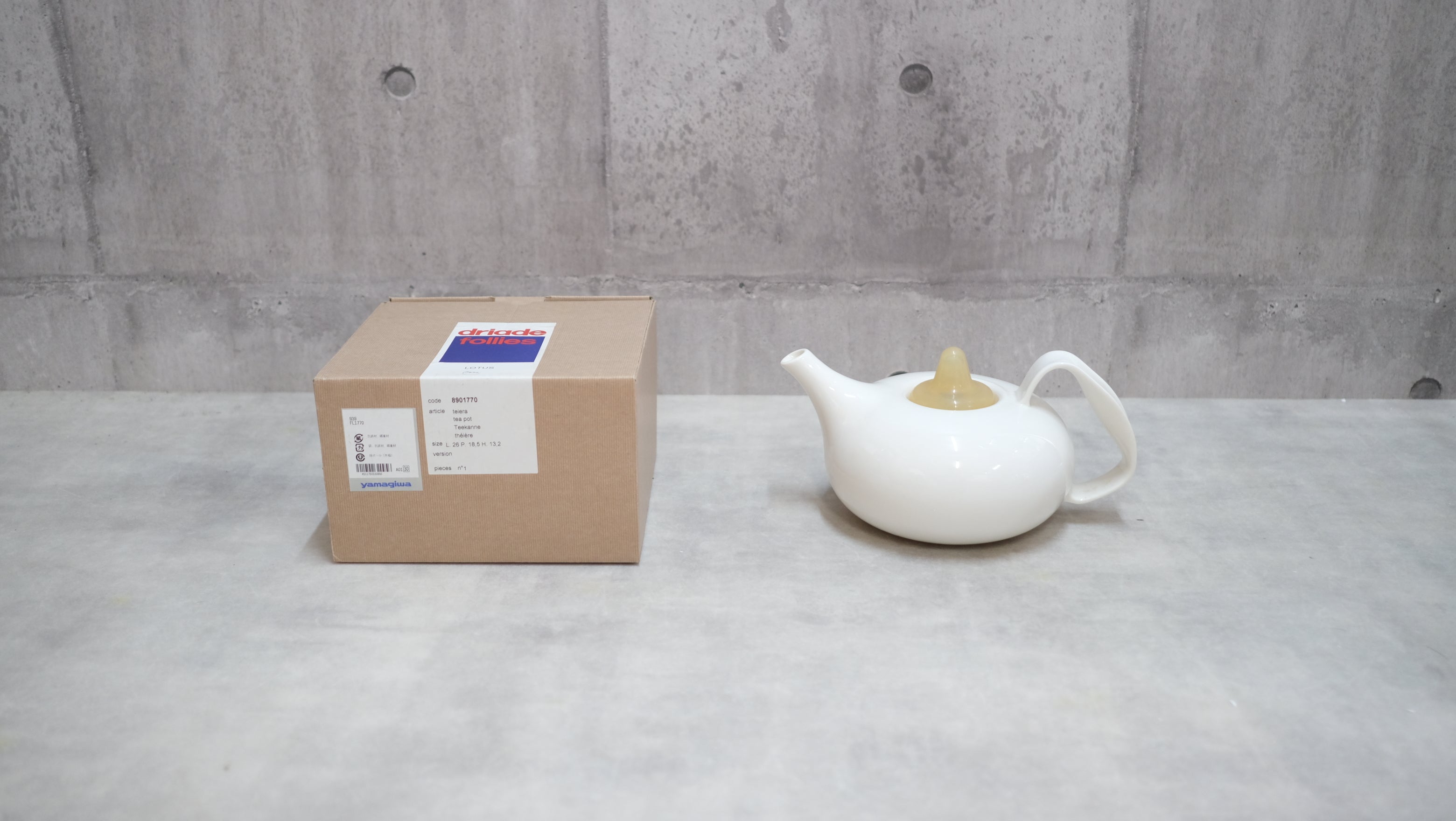 【未使用・デッドストック】DRIADE × ロス・ラブグローブ|ティーポット 939FL1770