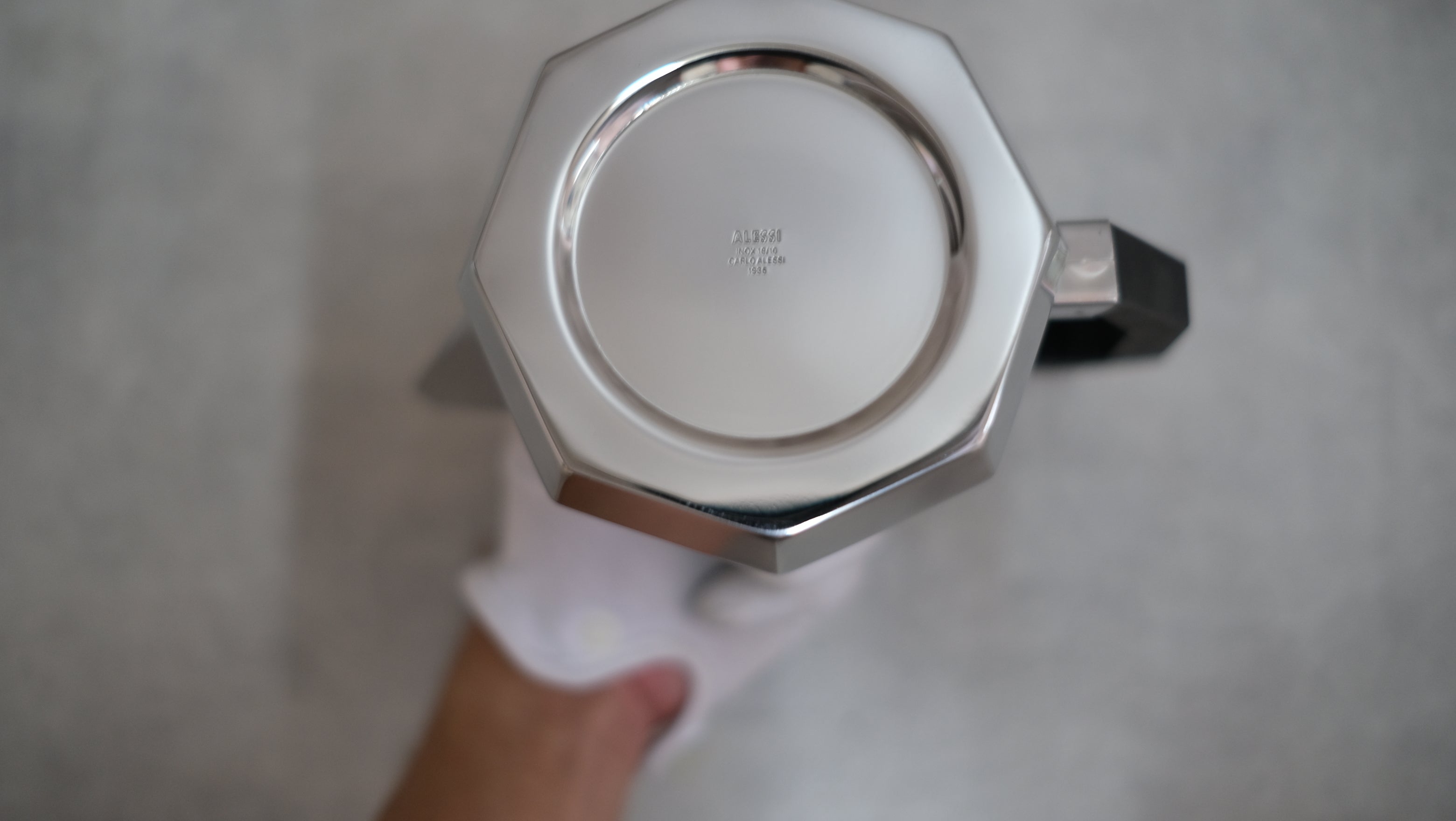 【未使用・箱付き】ALESSI × カルロ・アレッシィ|Ottagonale コーヒーポット CA111