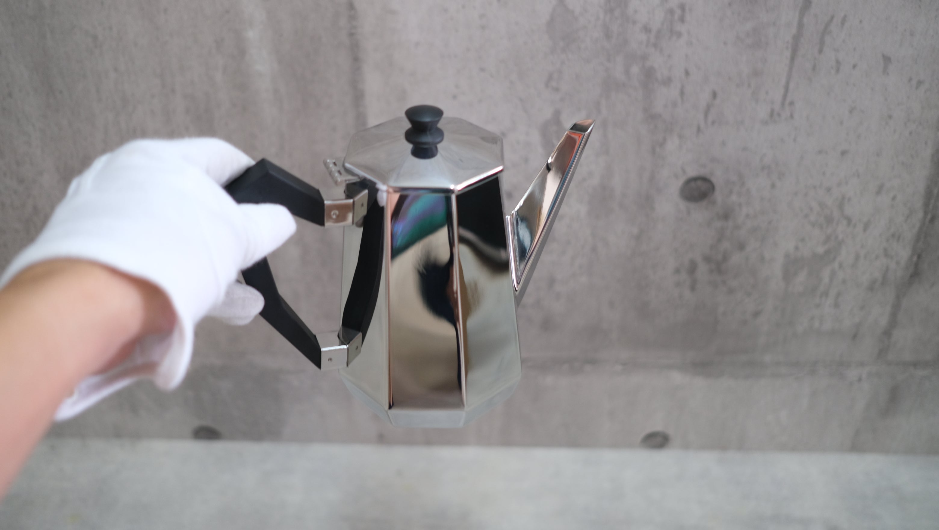 【未使用・箱付き】ALESSI × カルロ・アレッシィ|Ottagonale コーヒーポット CA111