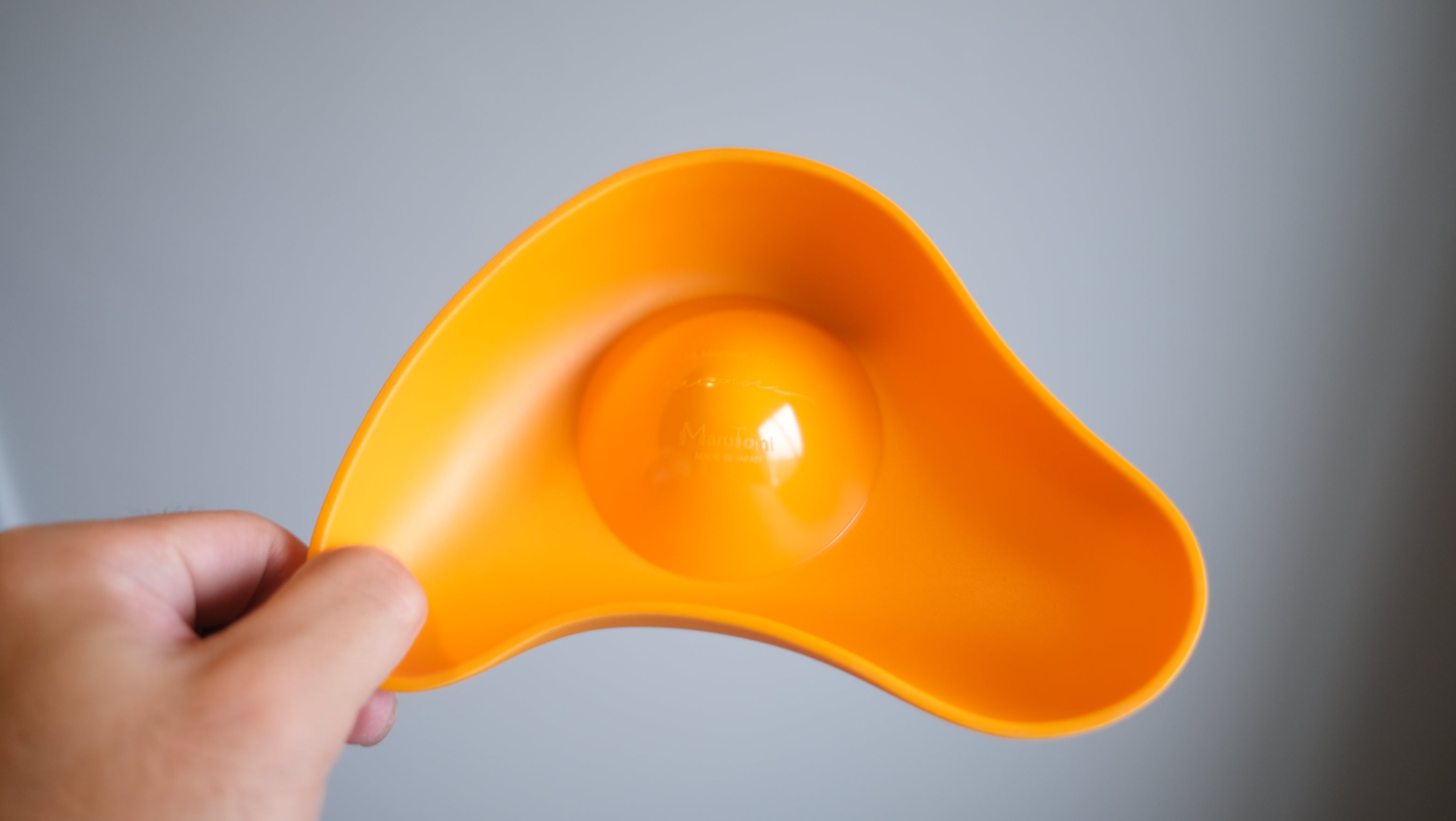 【デットストック】マッシモ・モロッツィ《ELBA》灰皿|丸富漆器|1997年デザイン|Orange Chrome