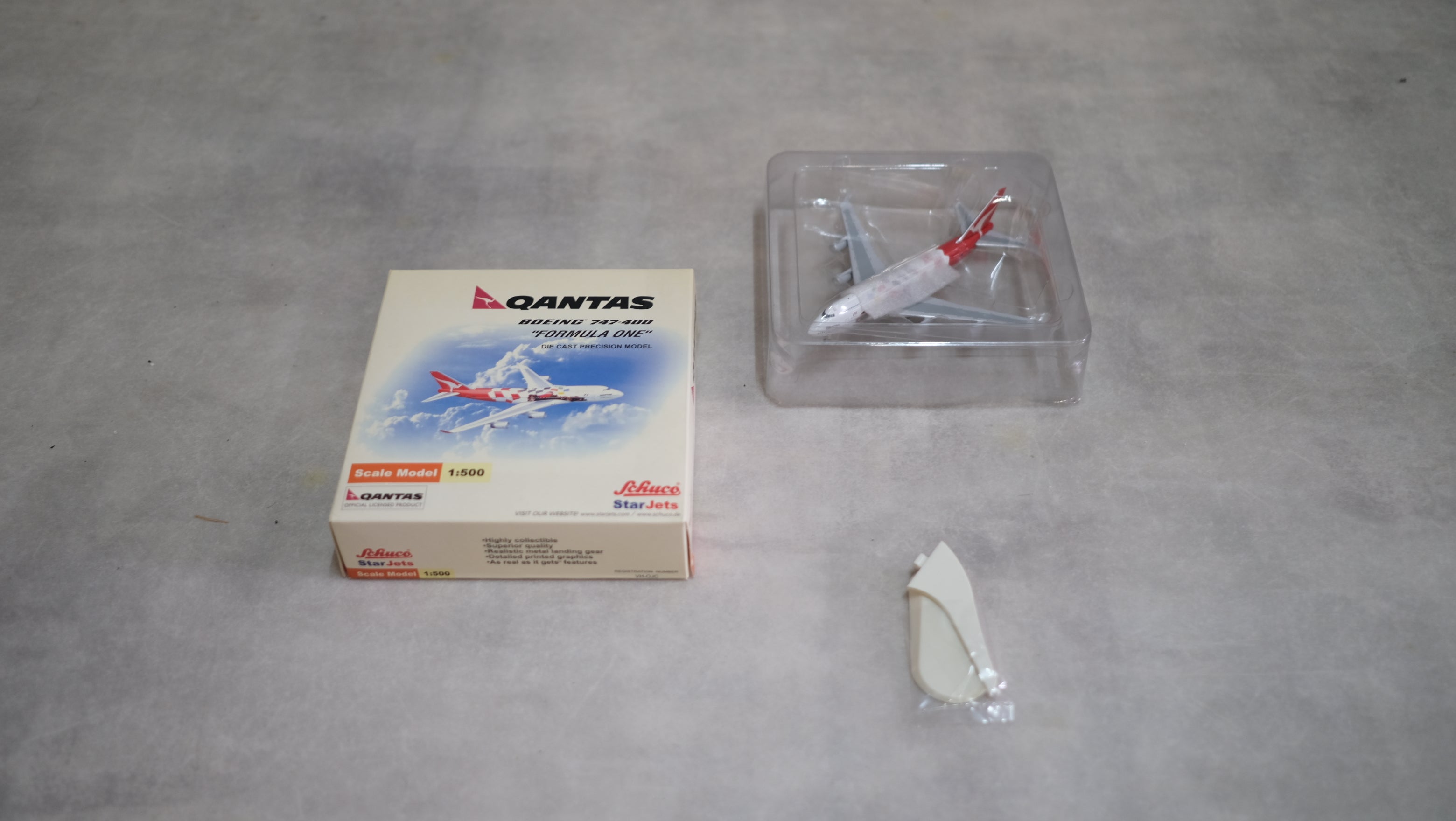 模型飛行機 QANTAS カンタス航空 StarJets BOEING 747-400 FORMULA ONE 1:500