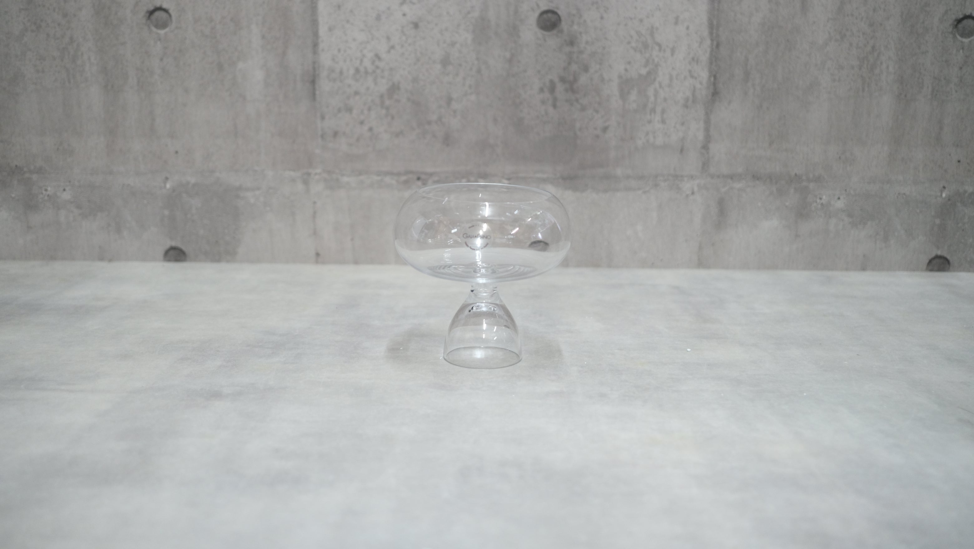 【廃盤・未使用】Karim Rashid《GAIA&GINO》リバーシブルグラス|上下両用・アートのような造形