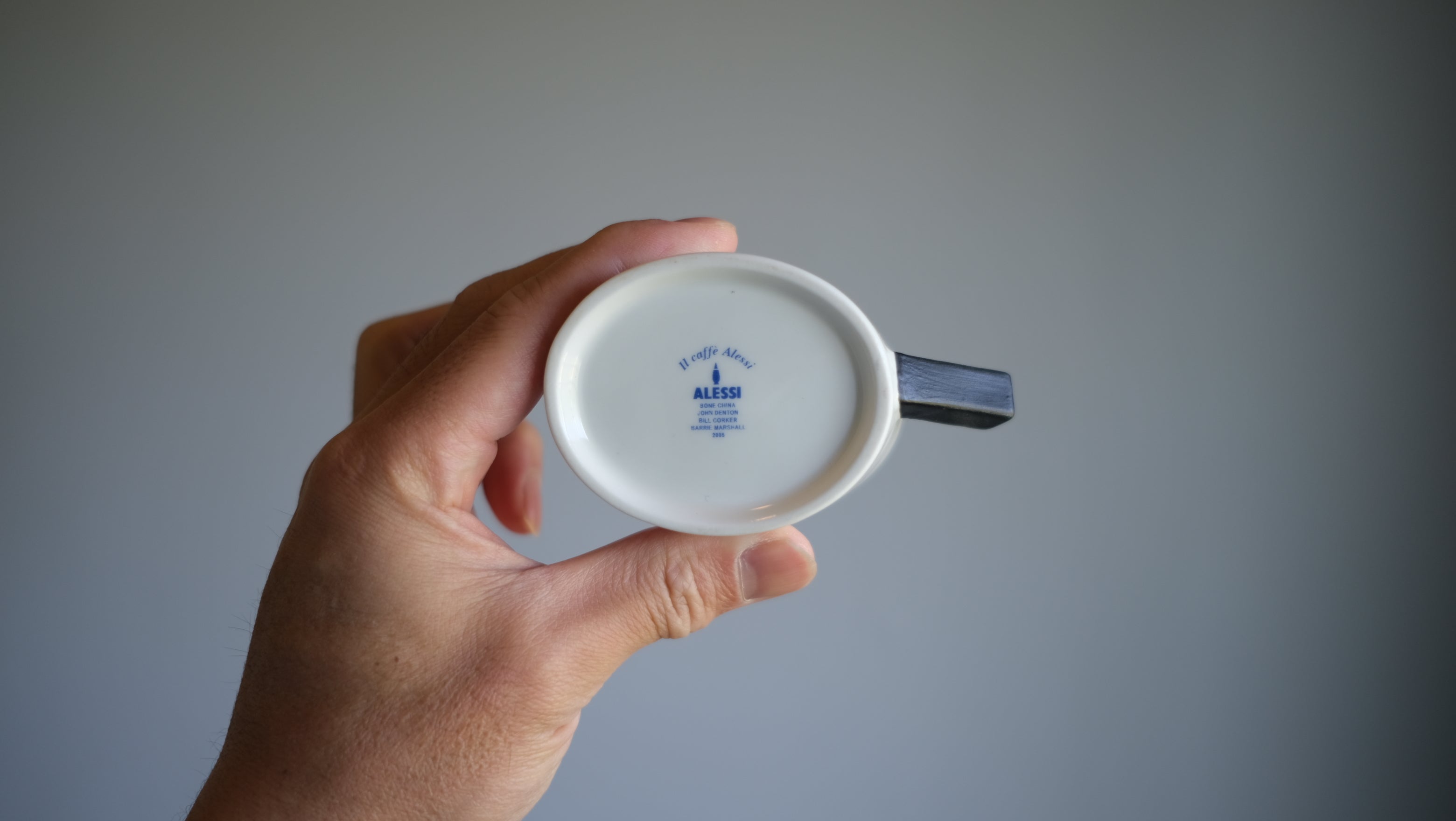 【未使用・デッドストック】ALESSI デントン・コーカー・マーシャル デミタスカップ&ソーサー 2客セット