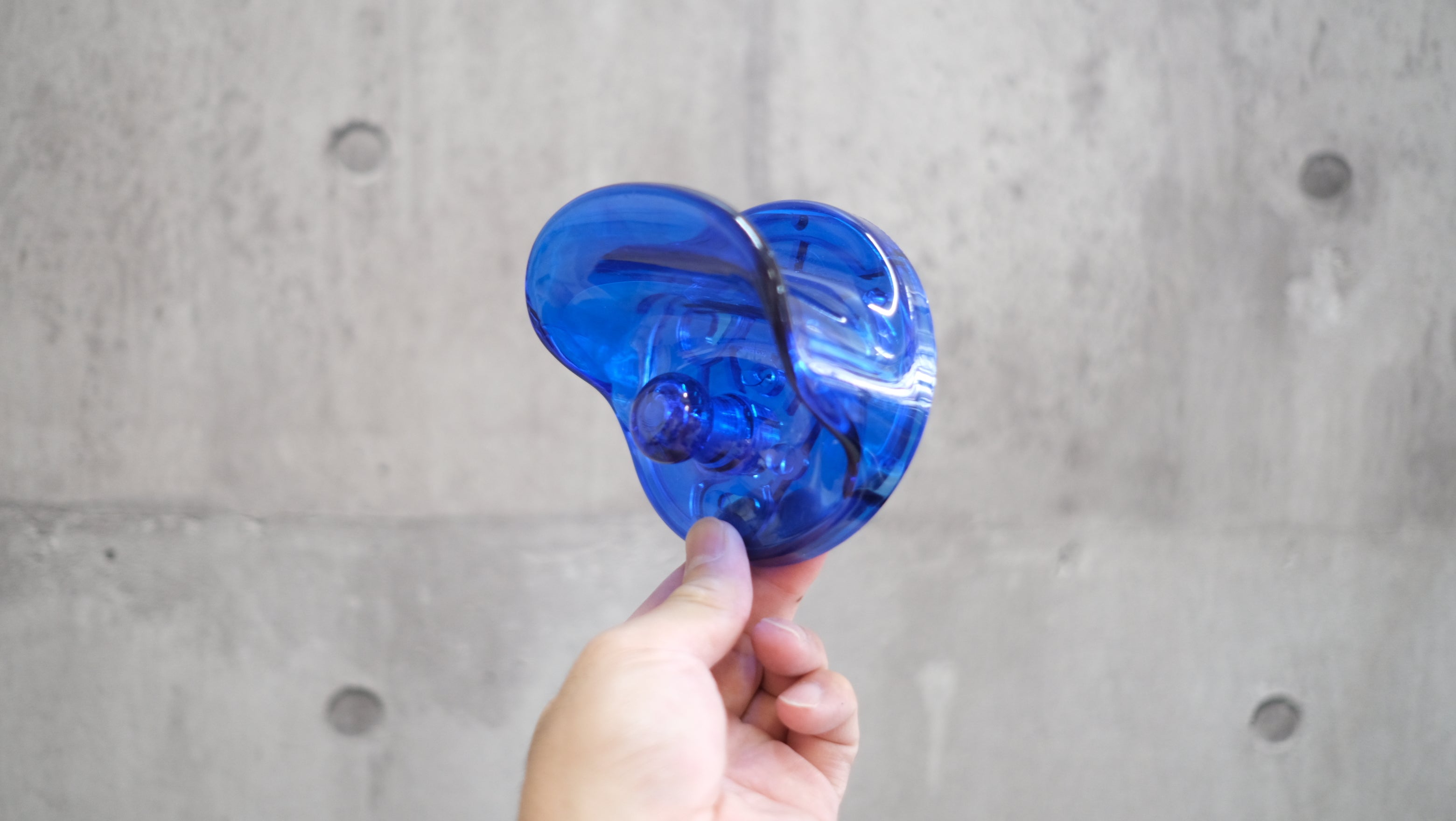 【未使用】Kartell ウォールフック クリアブルー|カルテル デザインフック コバルト透明色