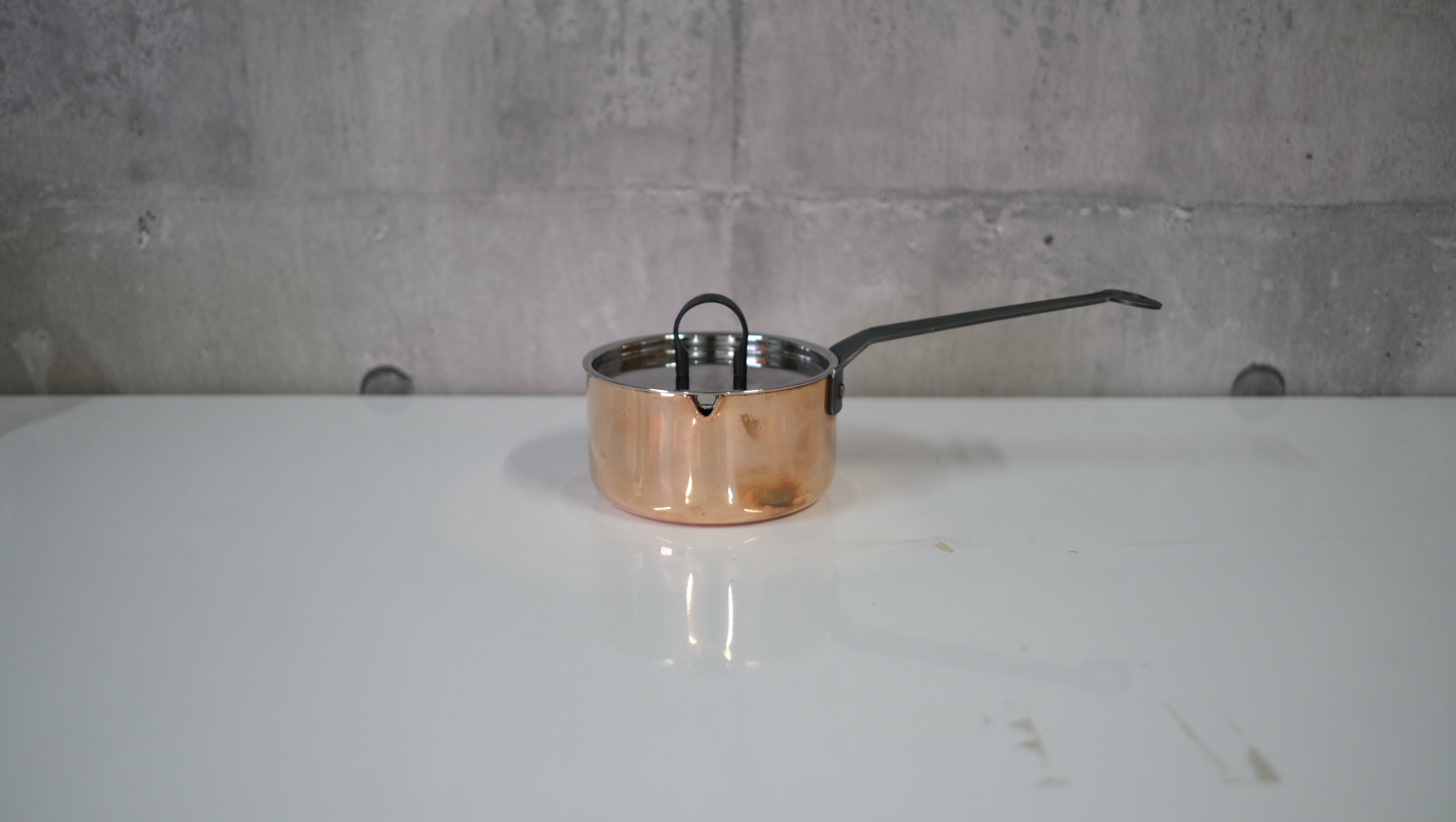 【未使用・箱付き】ALESSI × リチャード・サパー|LA CINTURA DI ORIONE 蓋付きソースパン 90105/10/C