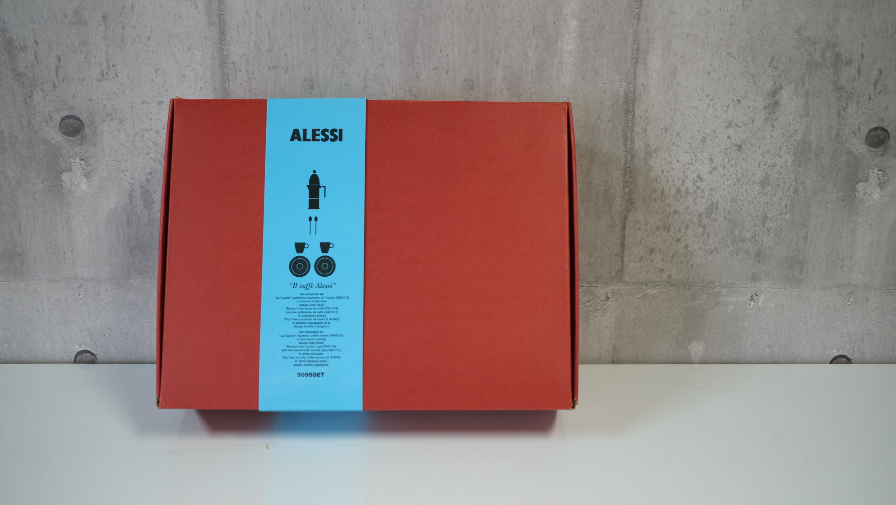 【未使用・箱付き】ALESSI × アルド・ロッシ × アッキーレ・カスティリオーニ IL CAFFE ALESSI エスプレッソセット 9095SET