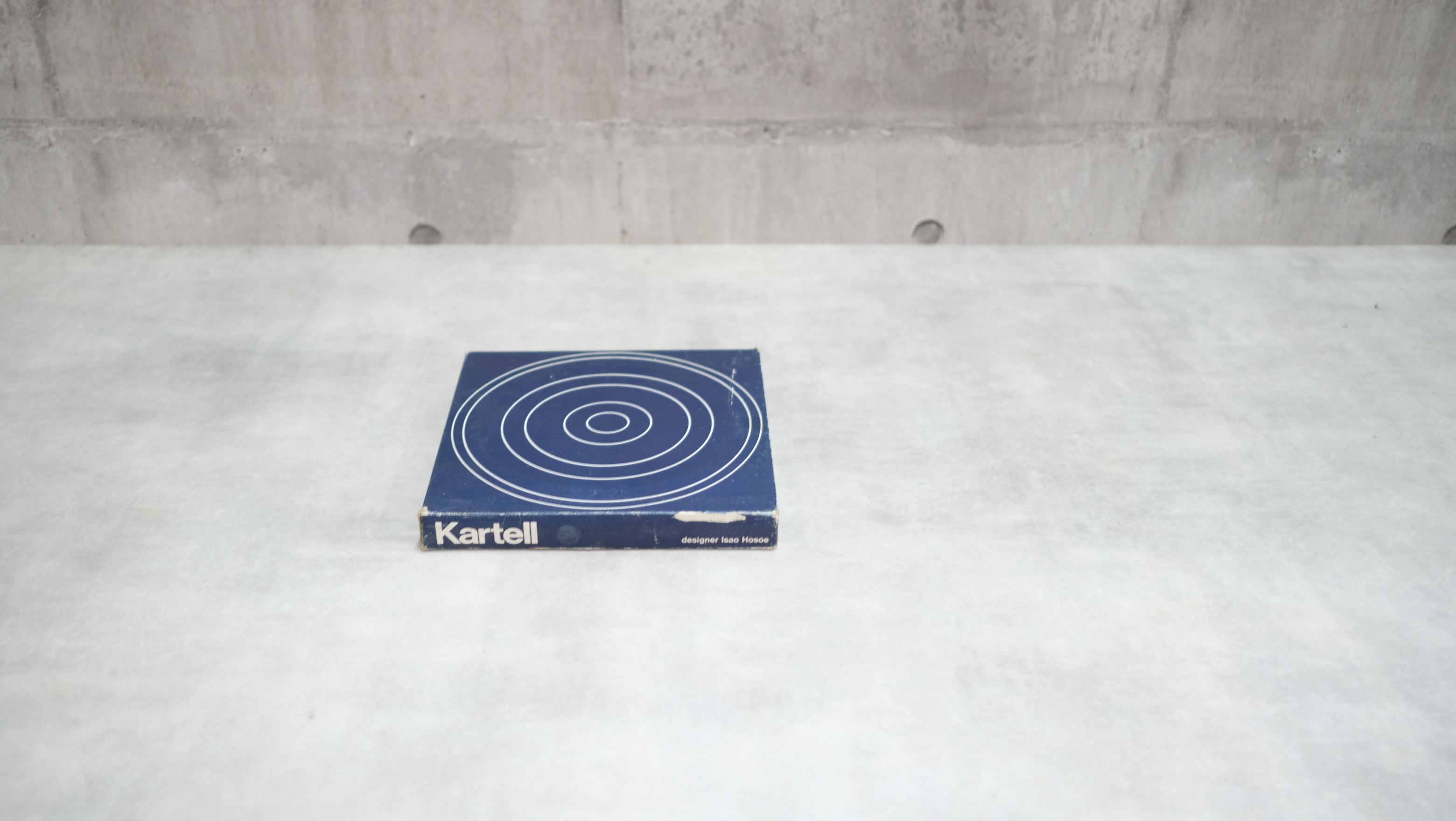 【デットストック】細江勲夫 Isao Hosoe 4636 ashtrays Kartell カルテル アッシュトレイ 灰皿 白