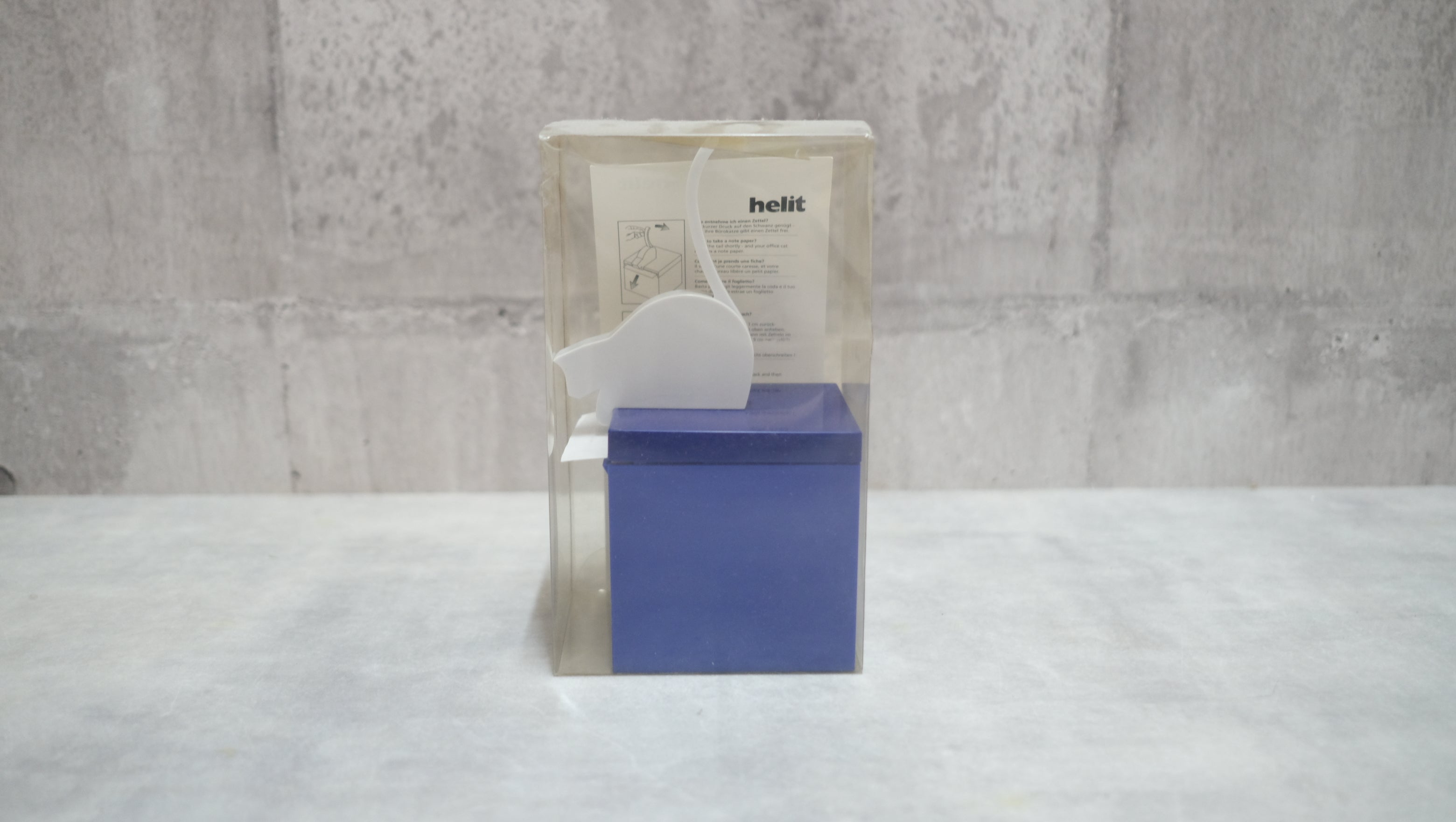 【デッドストック|Helit】猫のしっぽメモディスペンサー