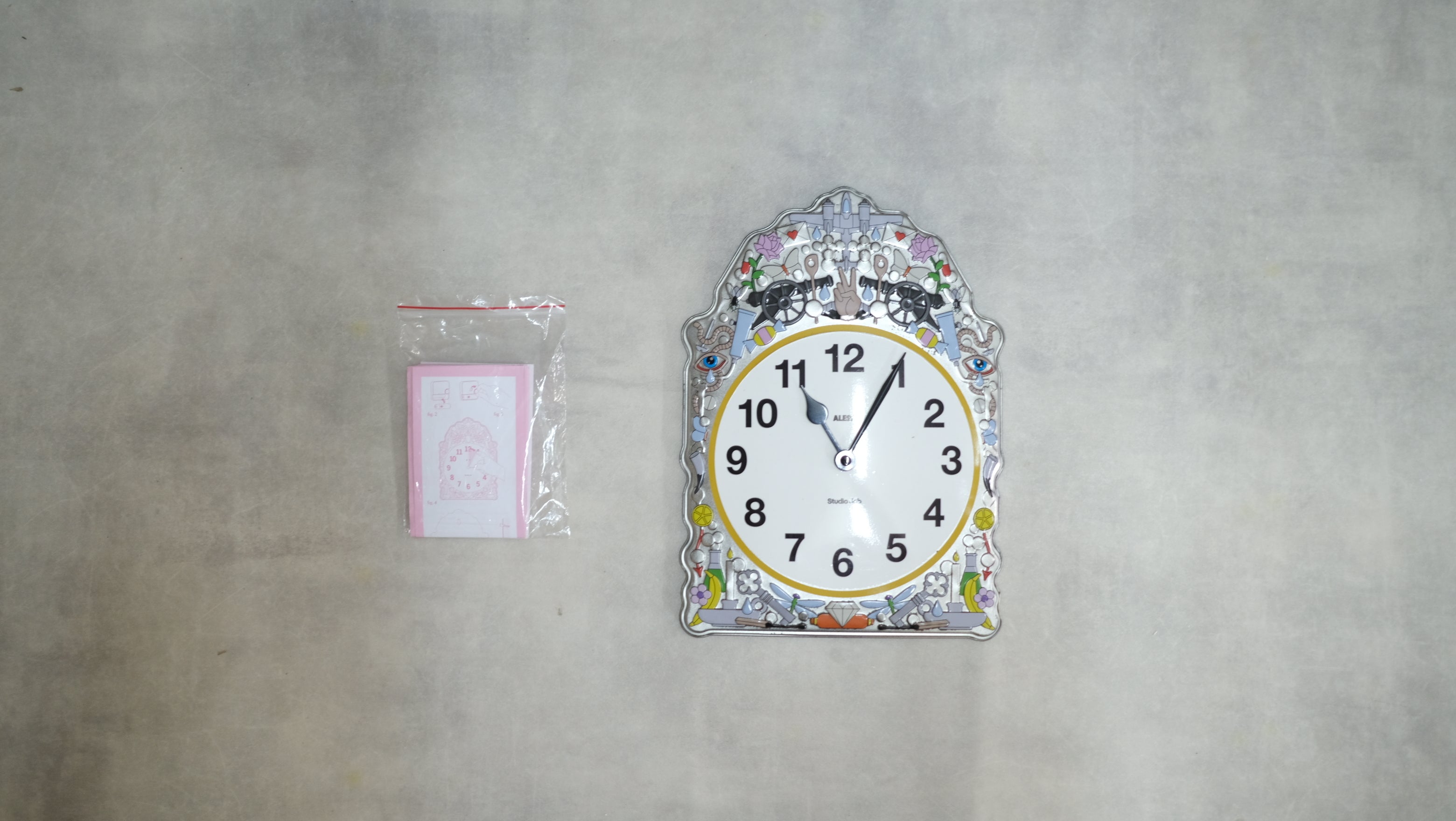 【アーカイブ】ALESSI STUDIO JOB《Comtoise》壁掛け時計|SJ01 デッドストック 未使用品