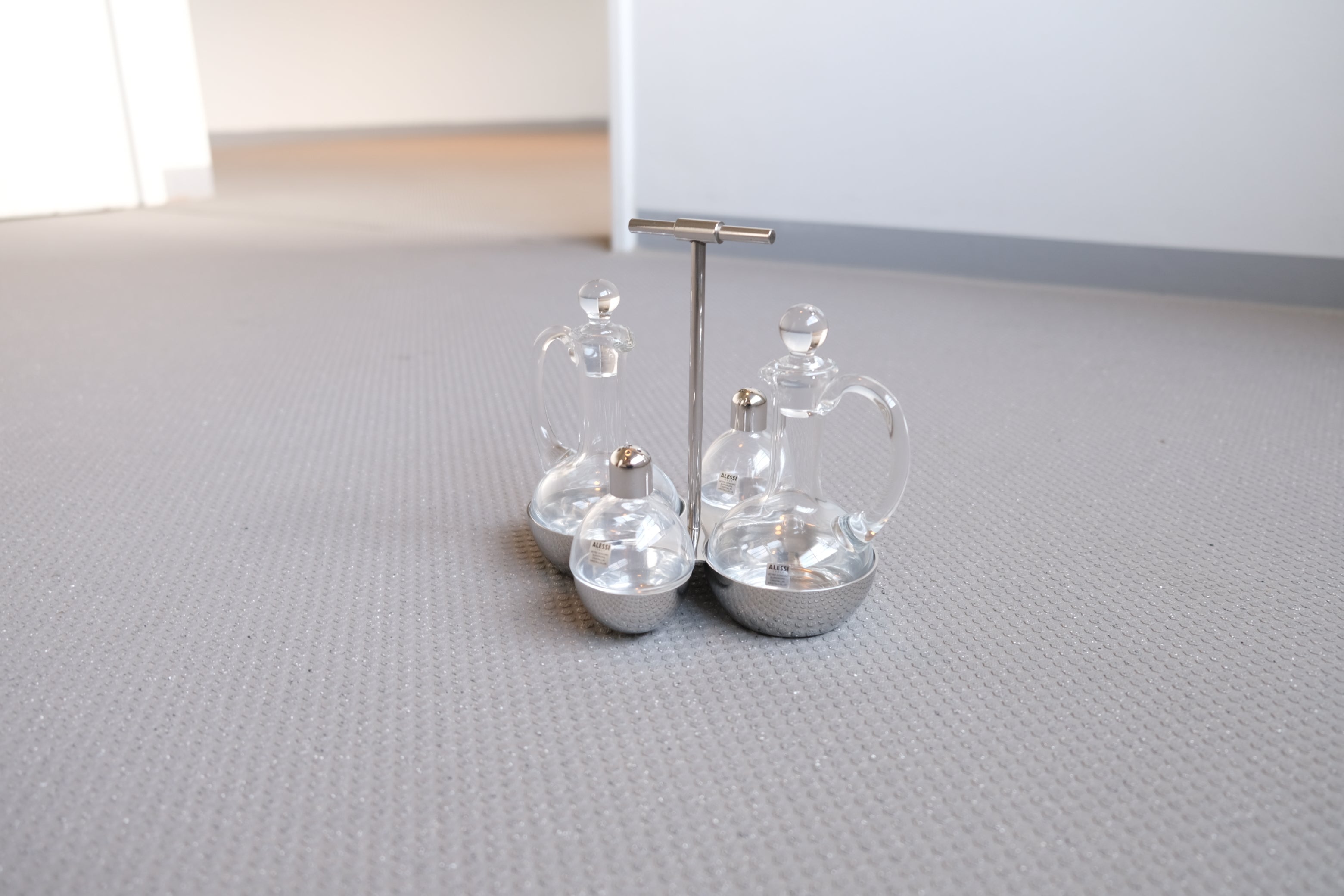 【未使用・箱付き】ALESSI × クリストファー・ドレッサー|オイル&ビネガー&ソルト&ペッパー セット