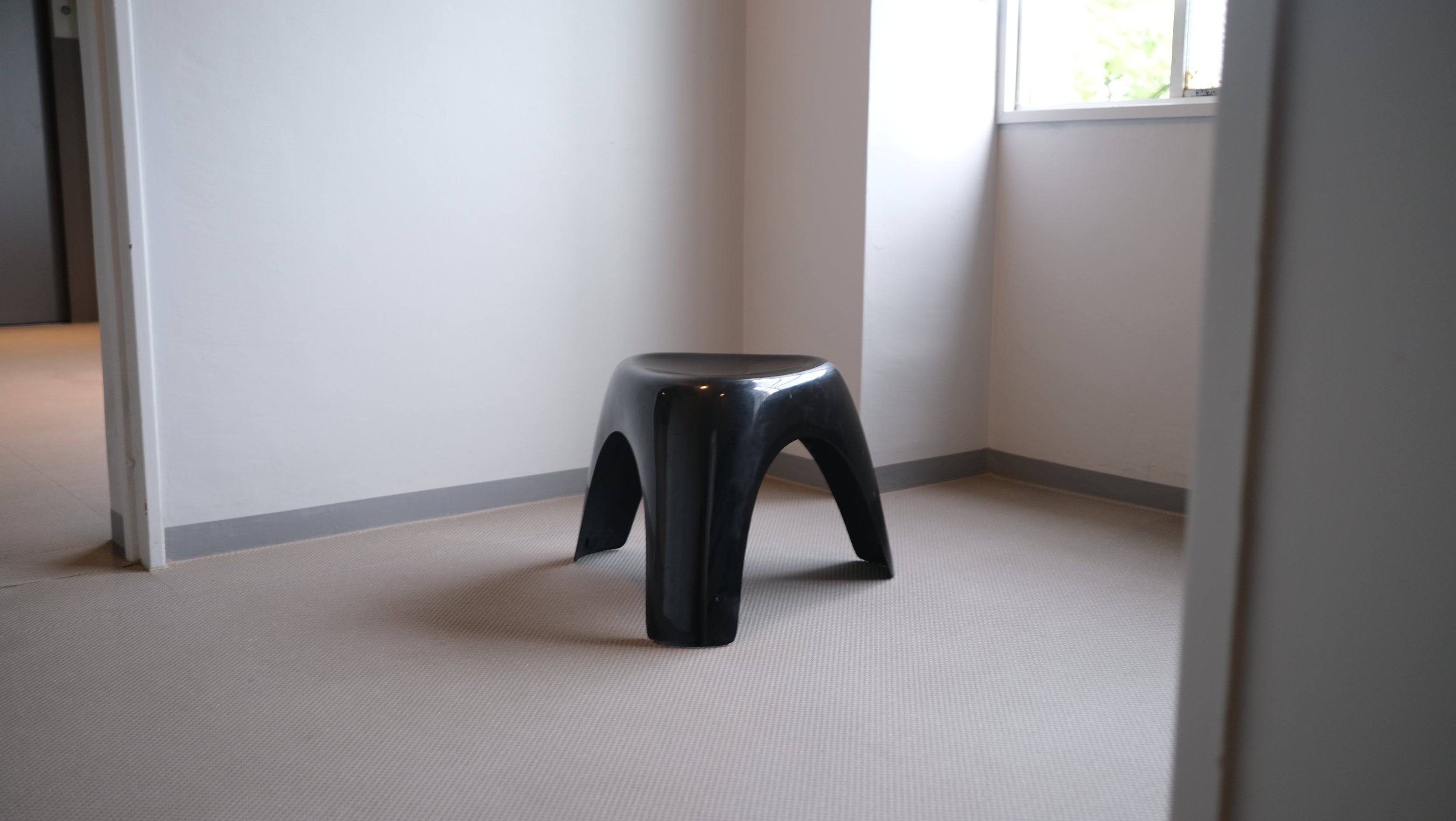 【希少】柳宗理 エレファントスツール Elephant Stool ハビタ Habita Chair Yanagi Sori 黒 ブラック