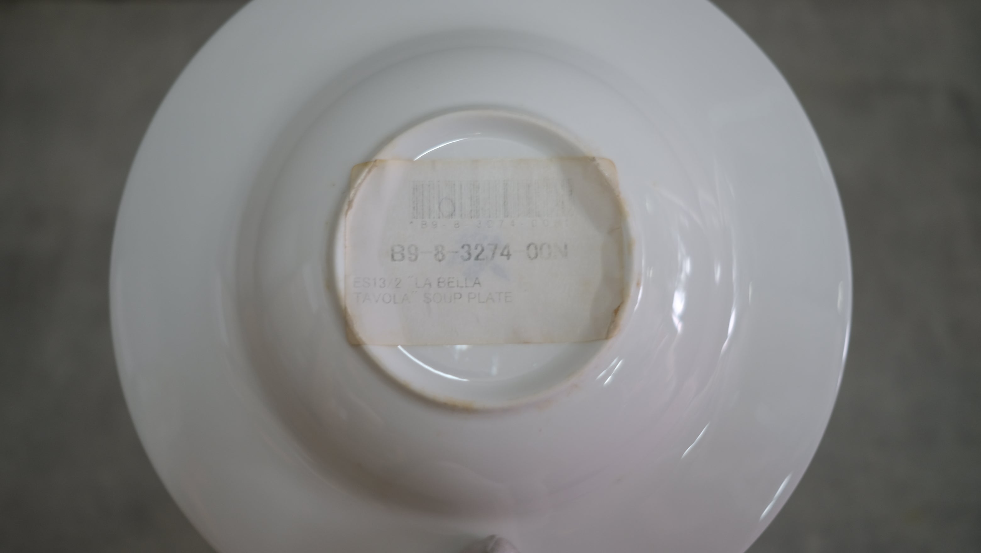 ALESSI アレッシィ ES13/2 BELLA TAVOLA Ettore Sottsass エットーレ・ソットサス スーププレート φ24 cm