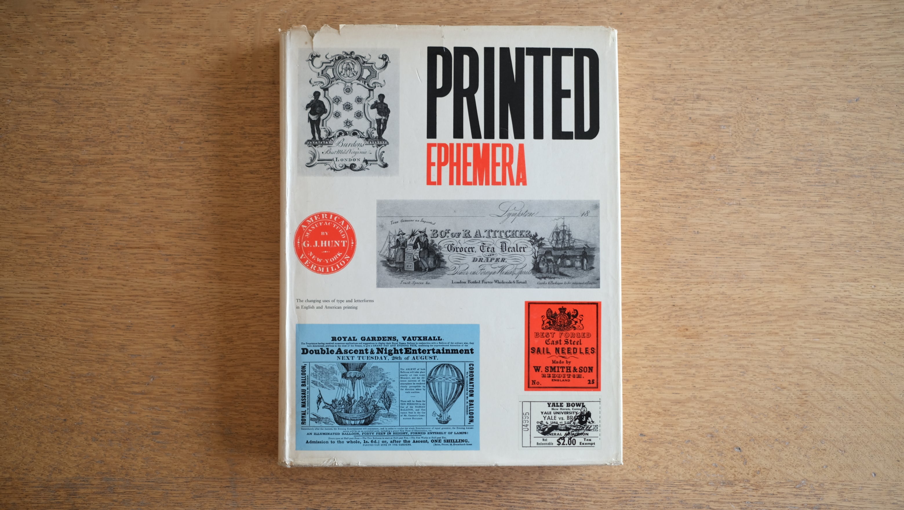 【希少本】PRINTED EPHEMERA|プリンテッド・エフェメラ|1962年初版・印刷物蒐集作品集