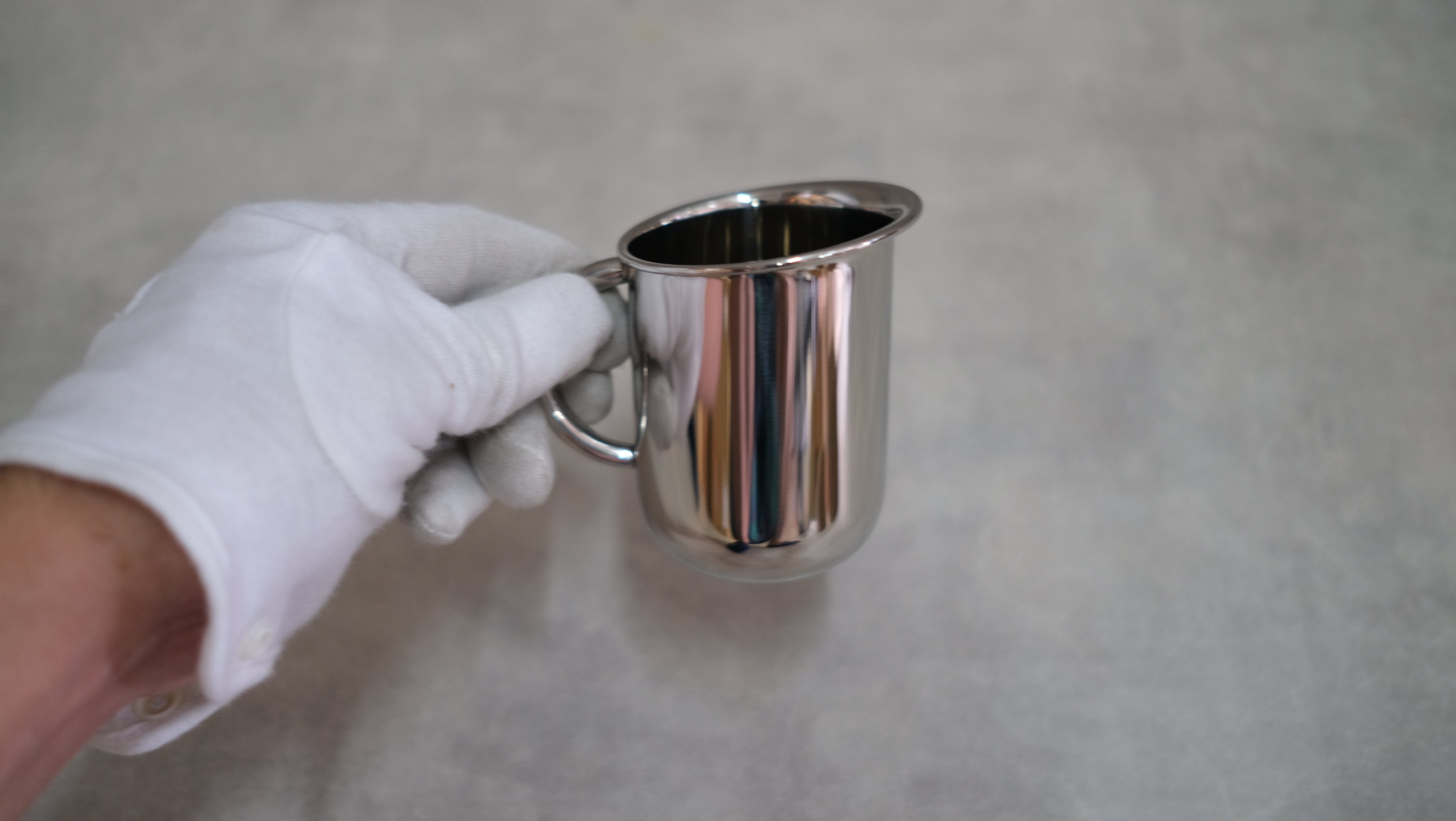 【未使用・箱付き】OFFICINA ALESSI × マリアンヌ・ブラント|バウハウス クリーマー 150ml 90042/CR