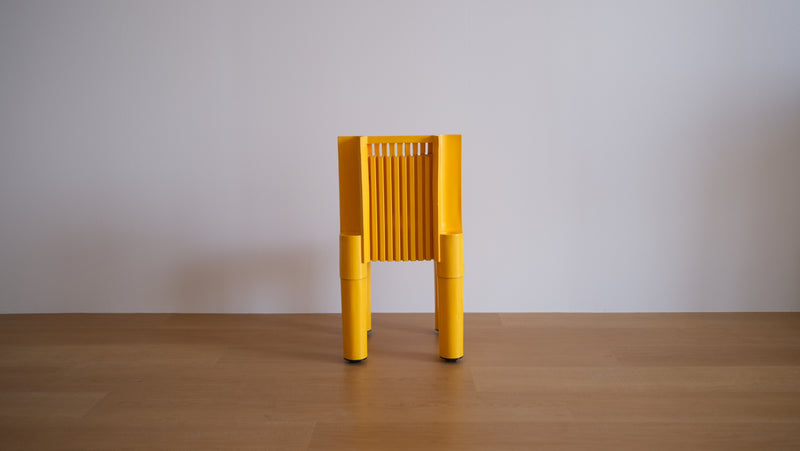 【希少】Marco Zanuso & Richard Sapper K4999 Kartell マルコ・ザヌーゾ リチャード・サパー キッズチェア 椅子 カルテル 黄色