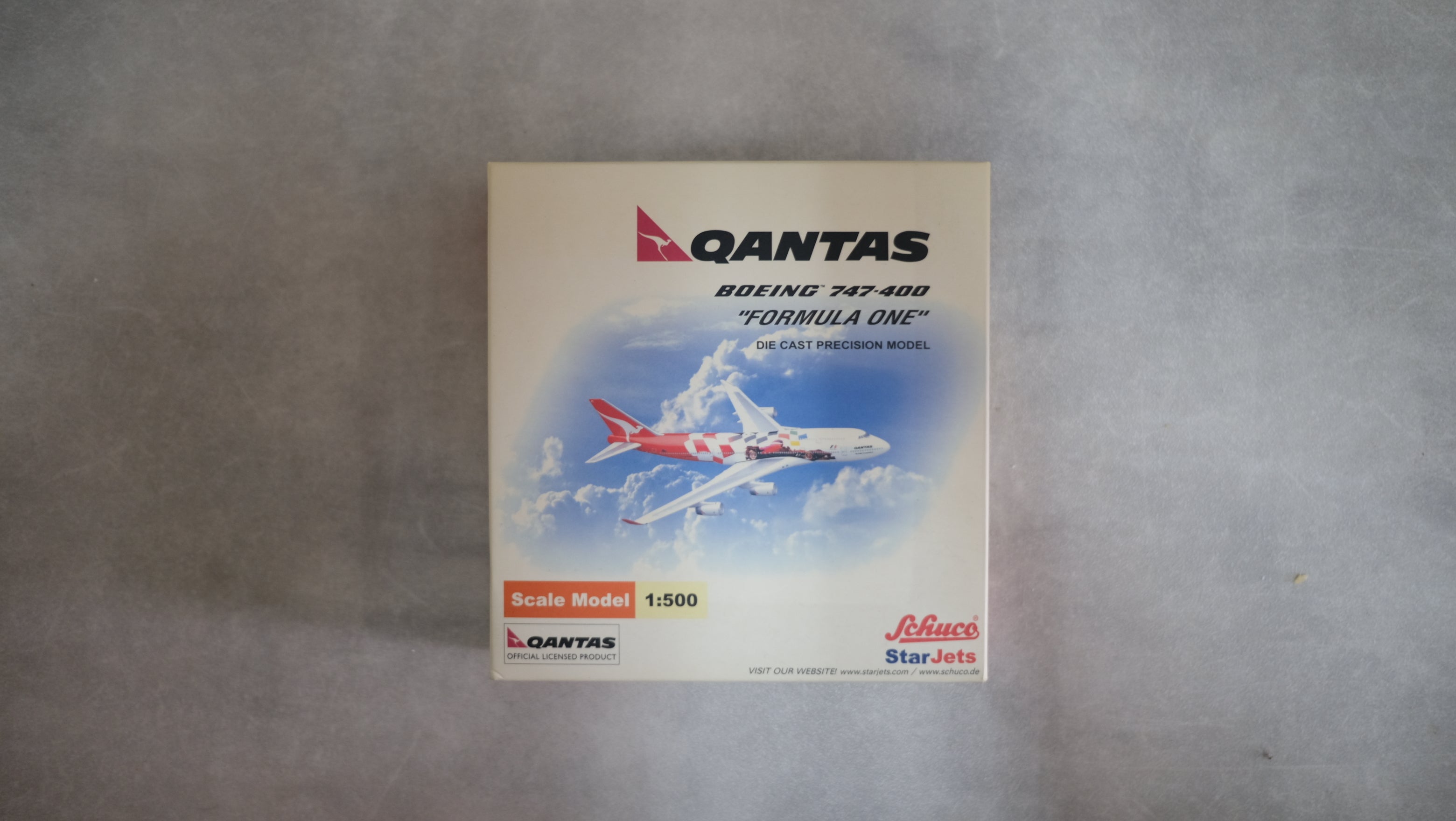 模型飛行機 QANTAS カンタス航空 StarJets BOEING 747-400 FORMULA ONE 1:500
