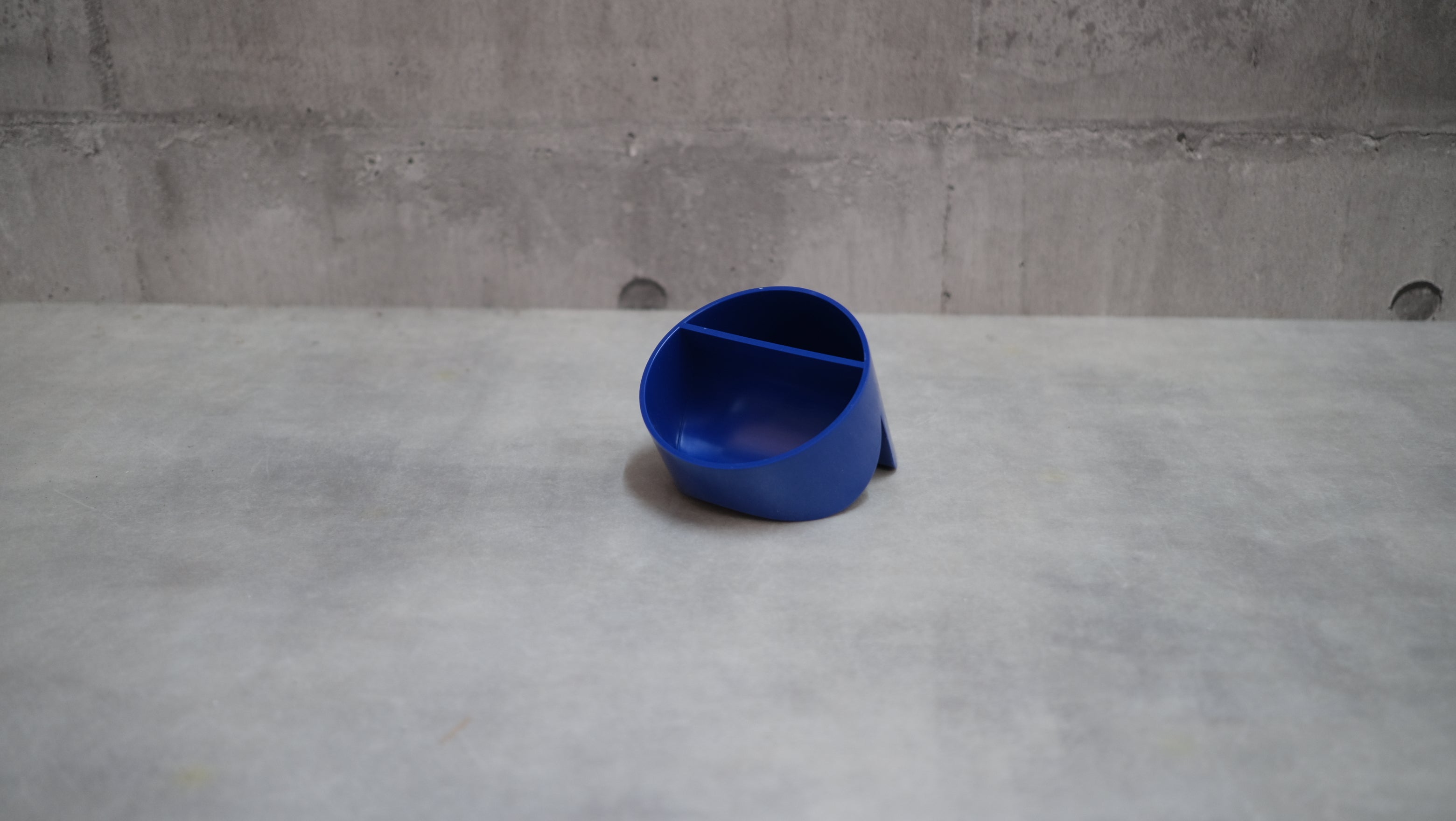 【デッドストック|Enzo Mari × DANESE】Colleoni ペン立て&クリップトレー ブルー 3091