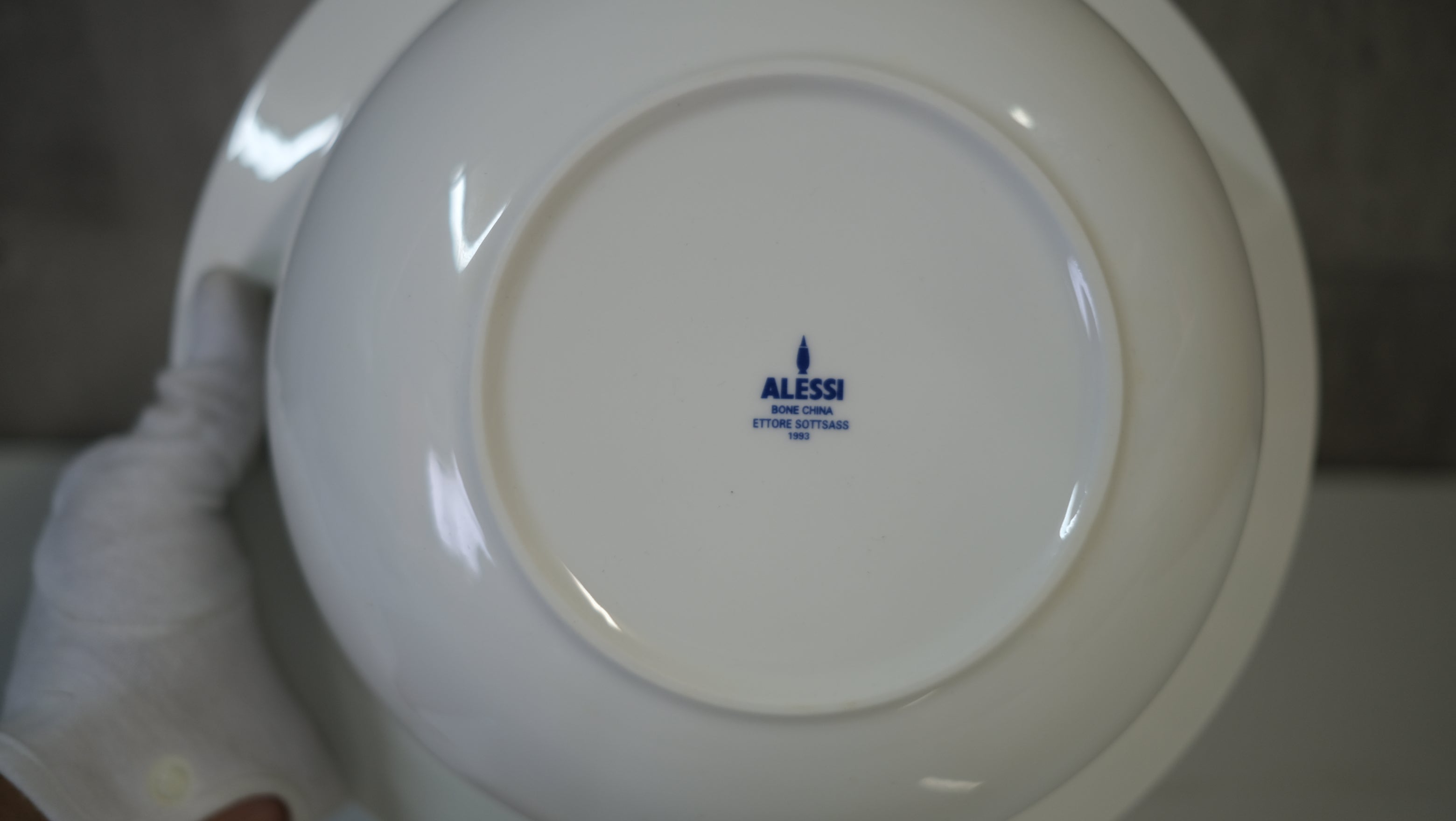 ALESSI アレッシィ ES13/38 BELLA TAVOLA Ettore Sottsass エットーレ・ソットサス スーププレート