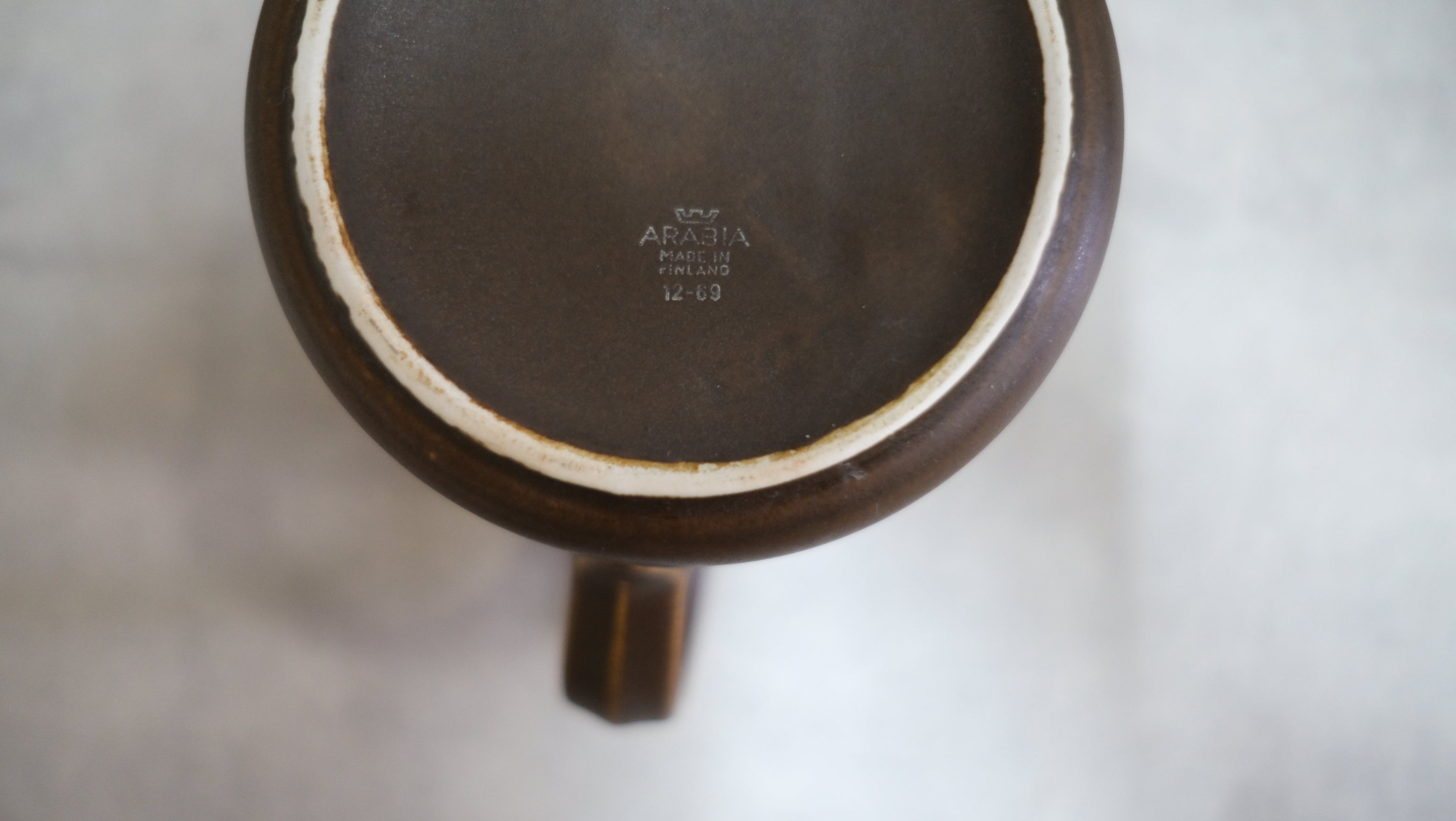 ARABIA アラビア ulla procope ウラ・プロコッペ Mahonkiシリーズ ブラウン コーヒーポット ティーポット teapot