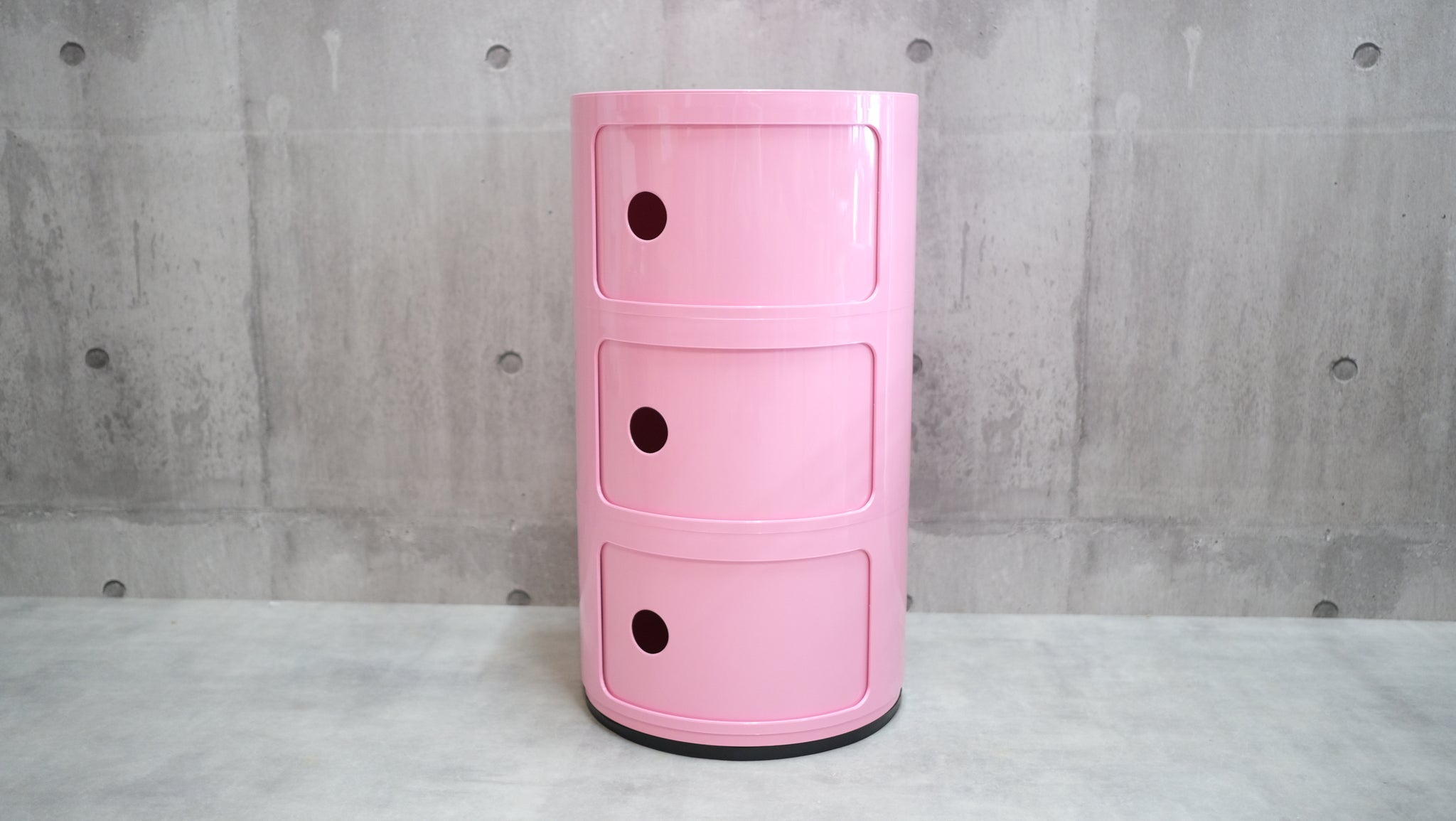 カルテル｜コンポニビリ 3段 ピンク（マット） Kartell Componibili 