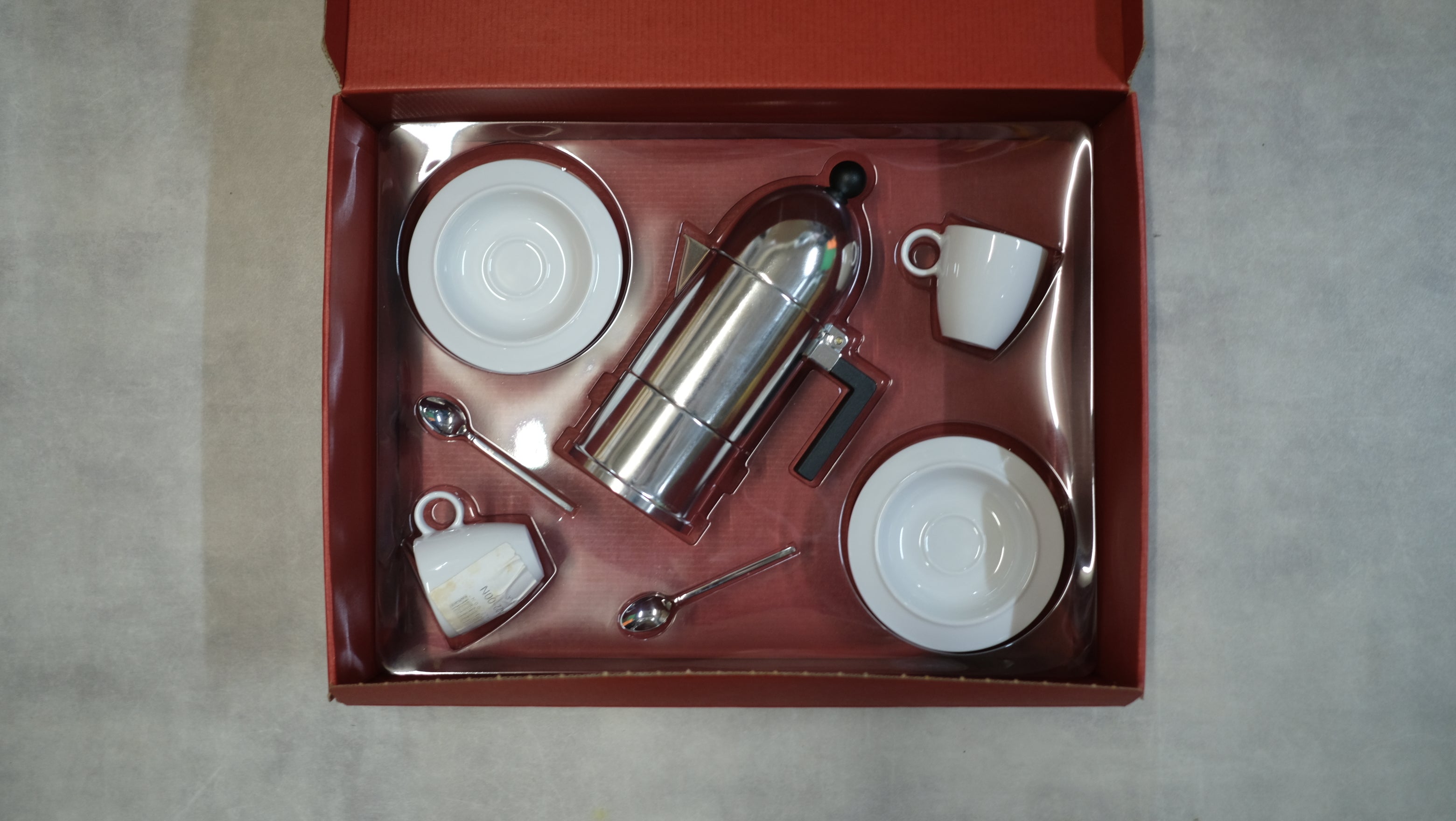 【未使用・箱付き】ALESSI × アルド・ロッシ × アッキーレ・カスティリオーニ IL CAFFE ALESSI エスプレッソセット 9095SET