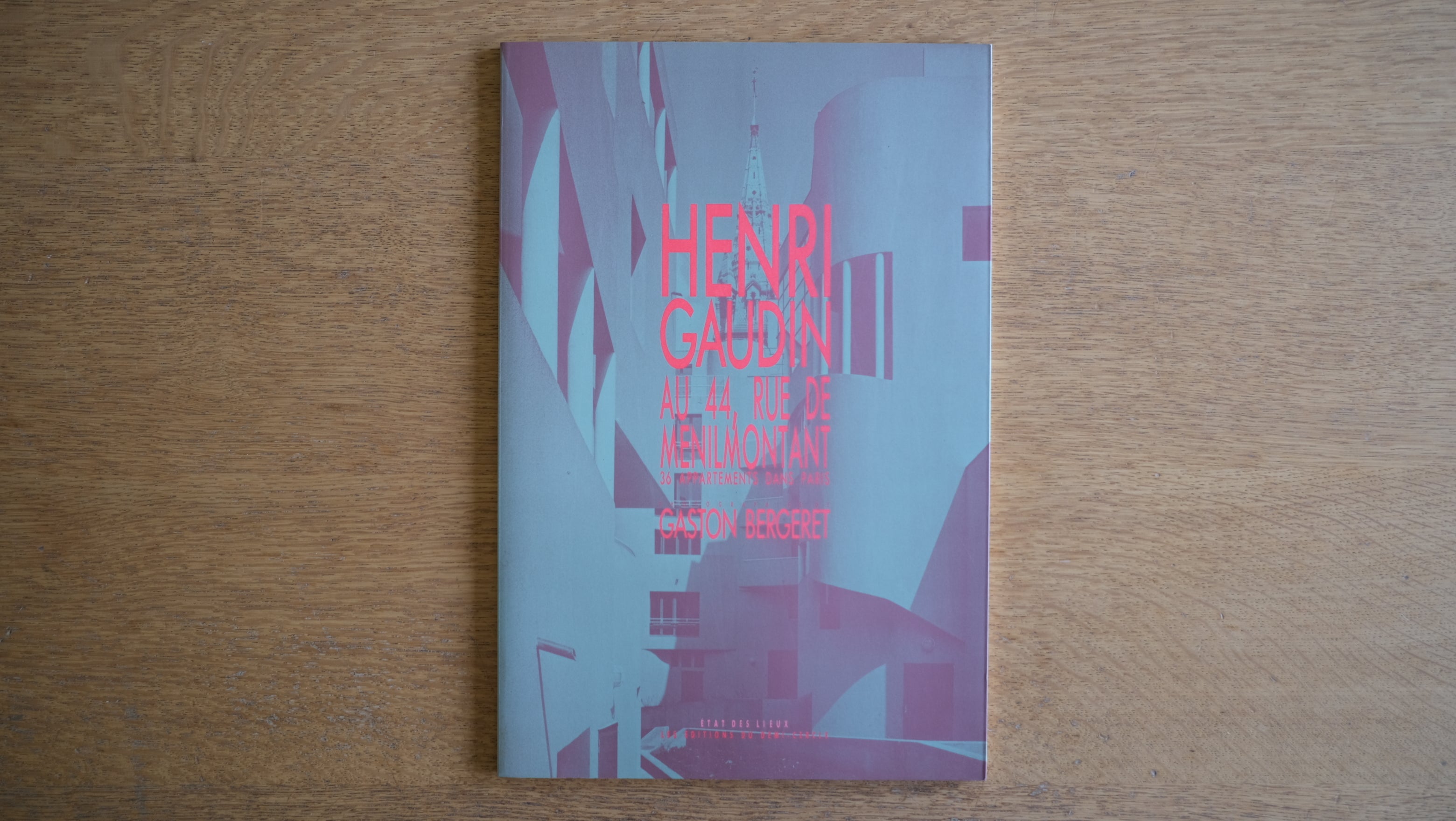 【希少誌】appartements dans Paris(Lieux d'architectures)『メニルモンタン通り44:パリの36の集合住宅』アンリ・ゴダン作品集