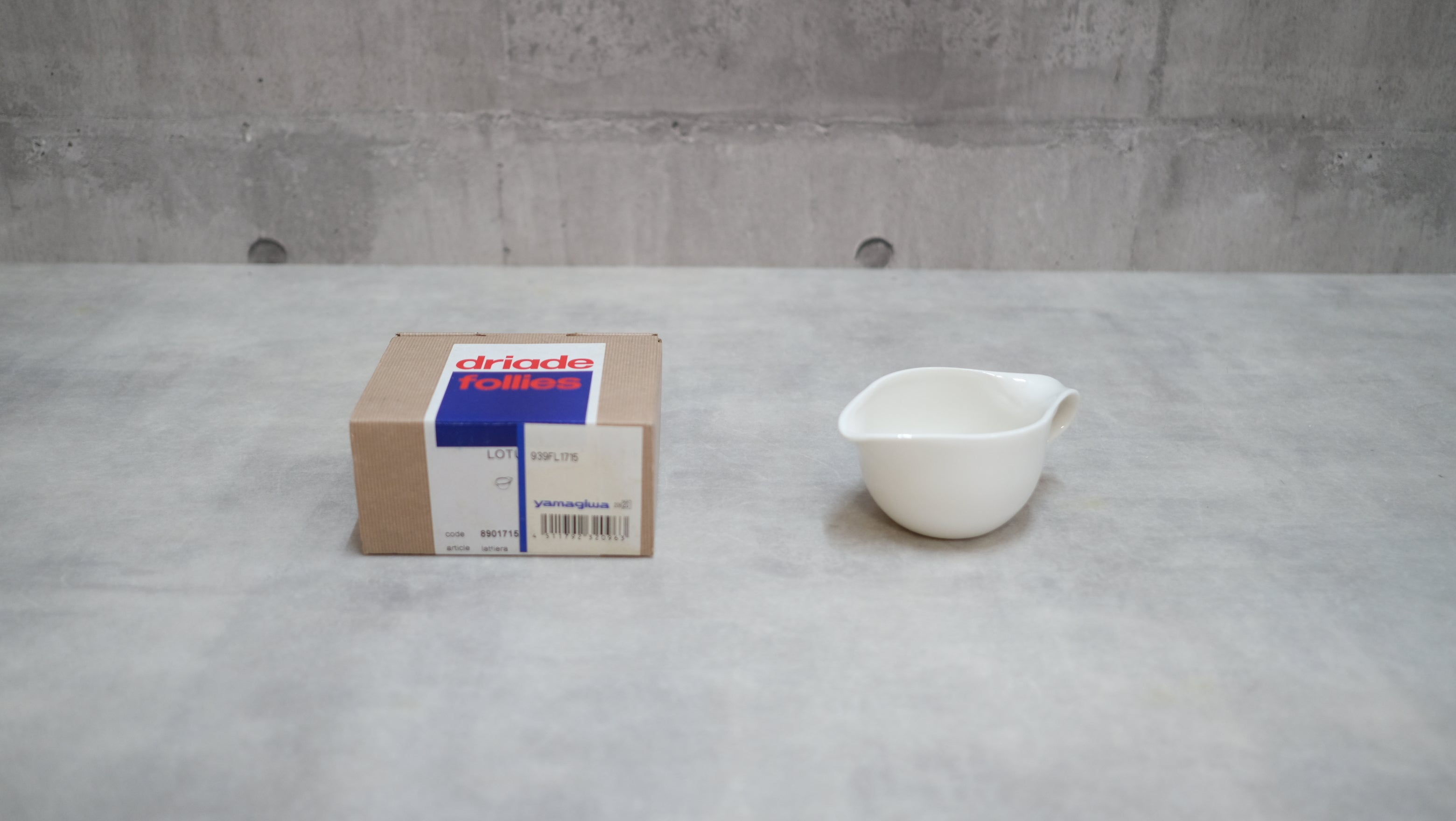 【未使用・デッドストック】DRIADE × ロス・ラブグローブ|ミルクジャグ(クリーマー) 939FL1715