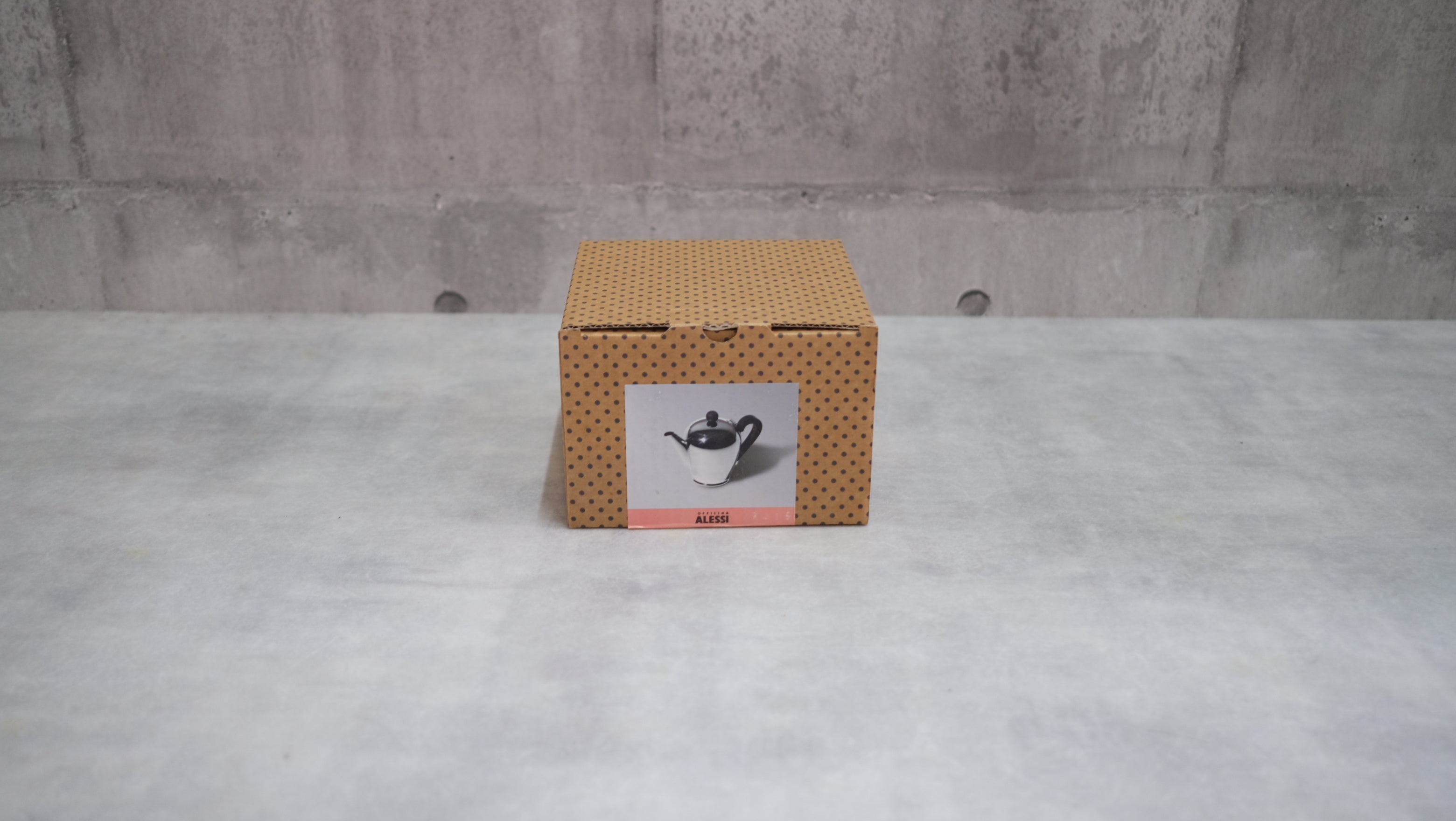 【未使用・箱付き】OFFICINA ALESSI × カルロ・アレッシィ|Bombe コーヒーポット CA11/8