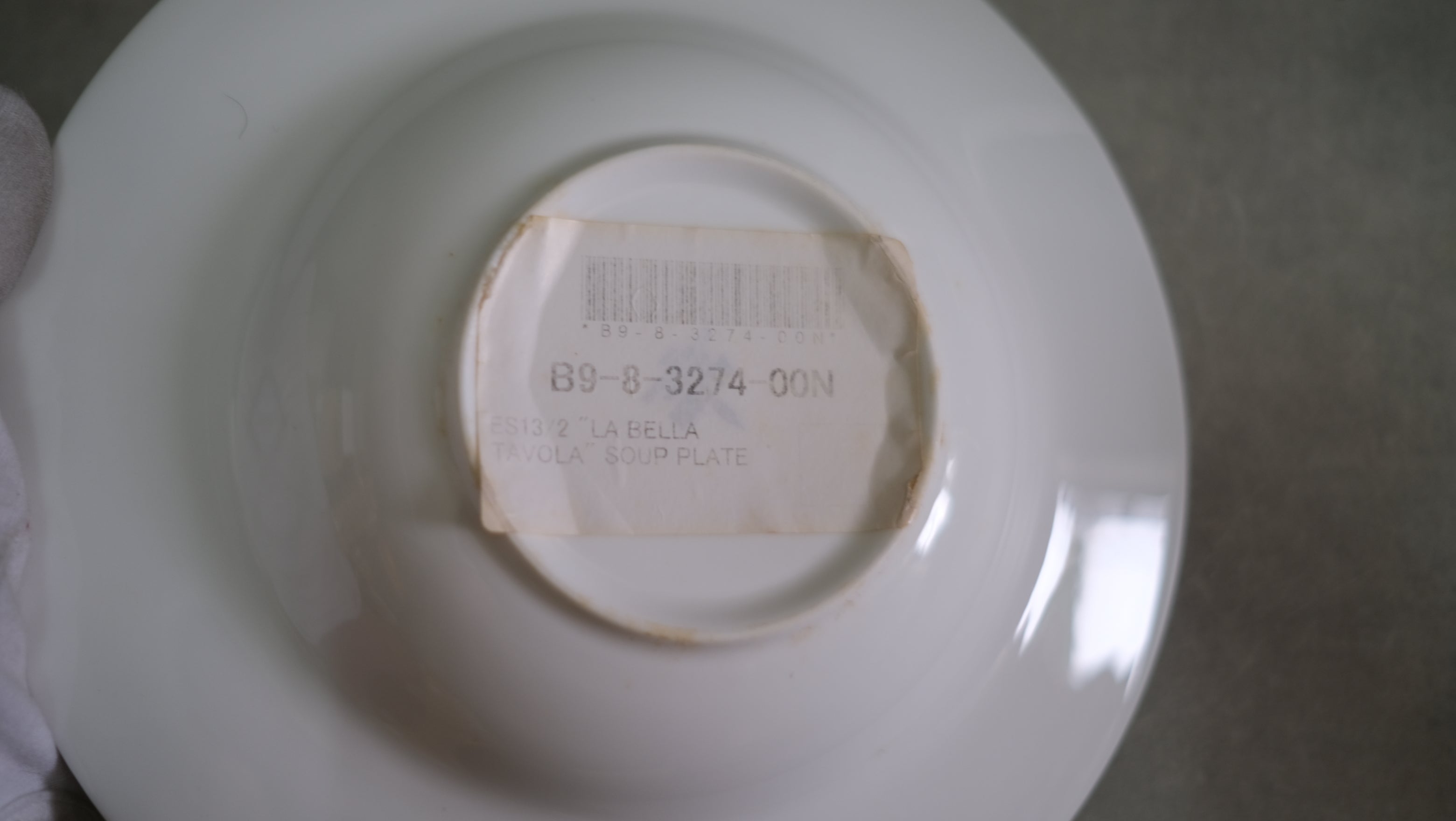 ALESSI アレッシィ ES13/2 BELLA TAVOLA Ettore Sottsass エットーレ・ソットサス スーププレート φ24 cm