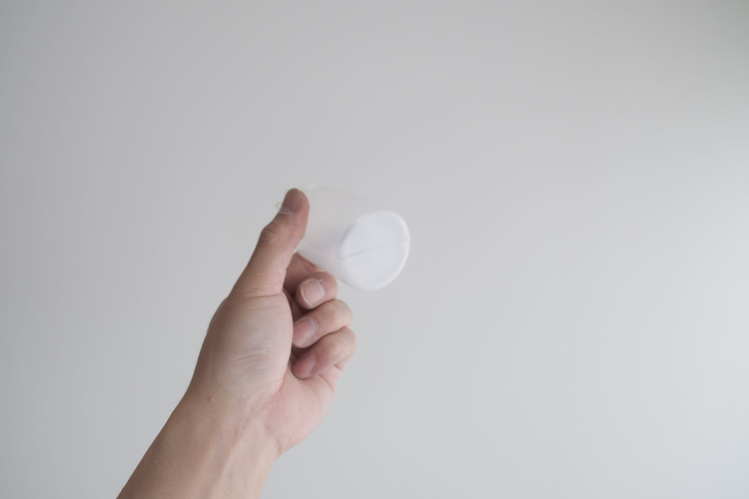 Kartell ラボ用PEボトル 50ml ホワイト(刻印なし)|名もなき実験器具