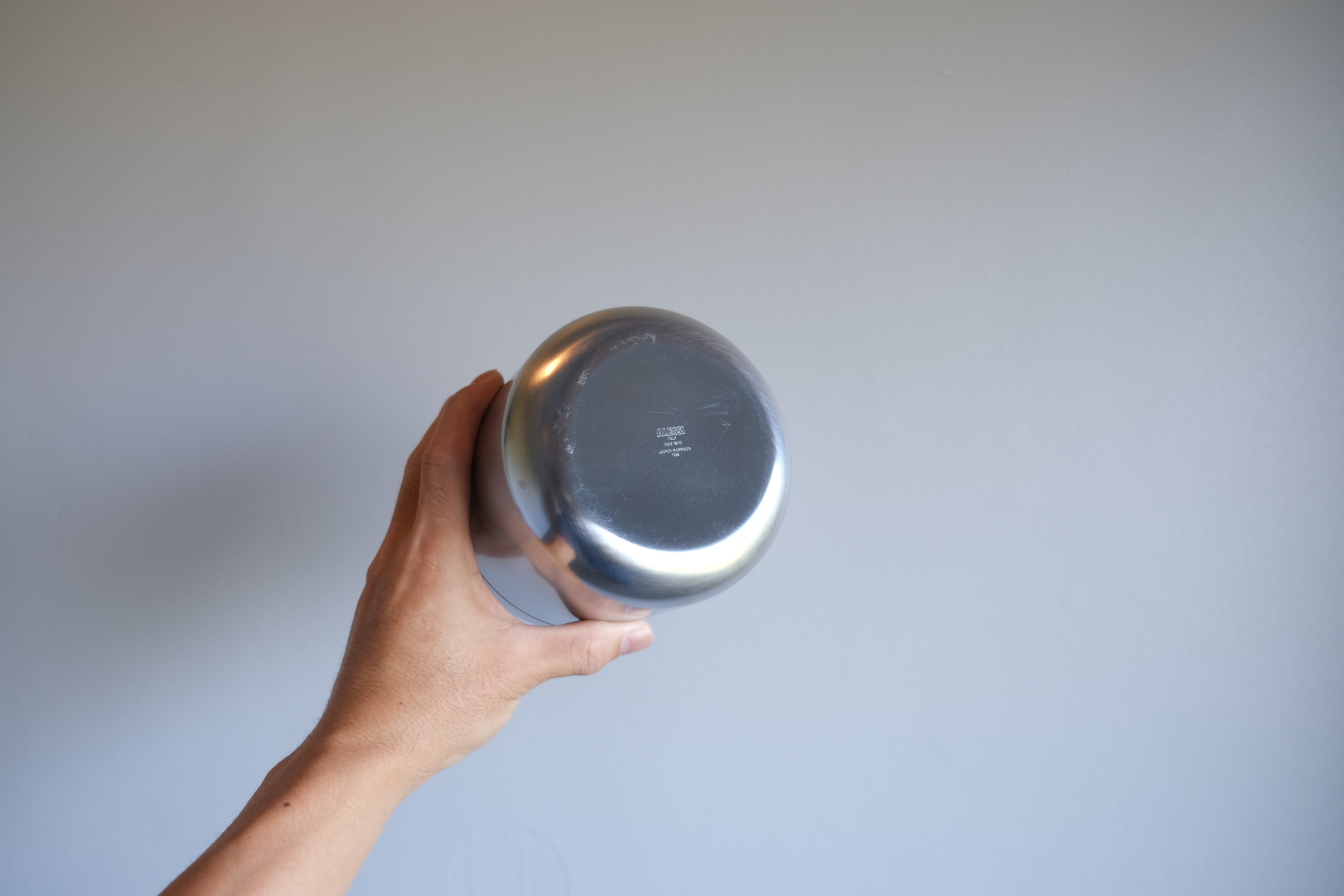 ジャスパー・モリソン《ALESSI JM05 TIN FAMILY》キャニスター|デッドストック・未使用品|ステンレス製 コレクターズアイテム