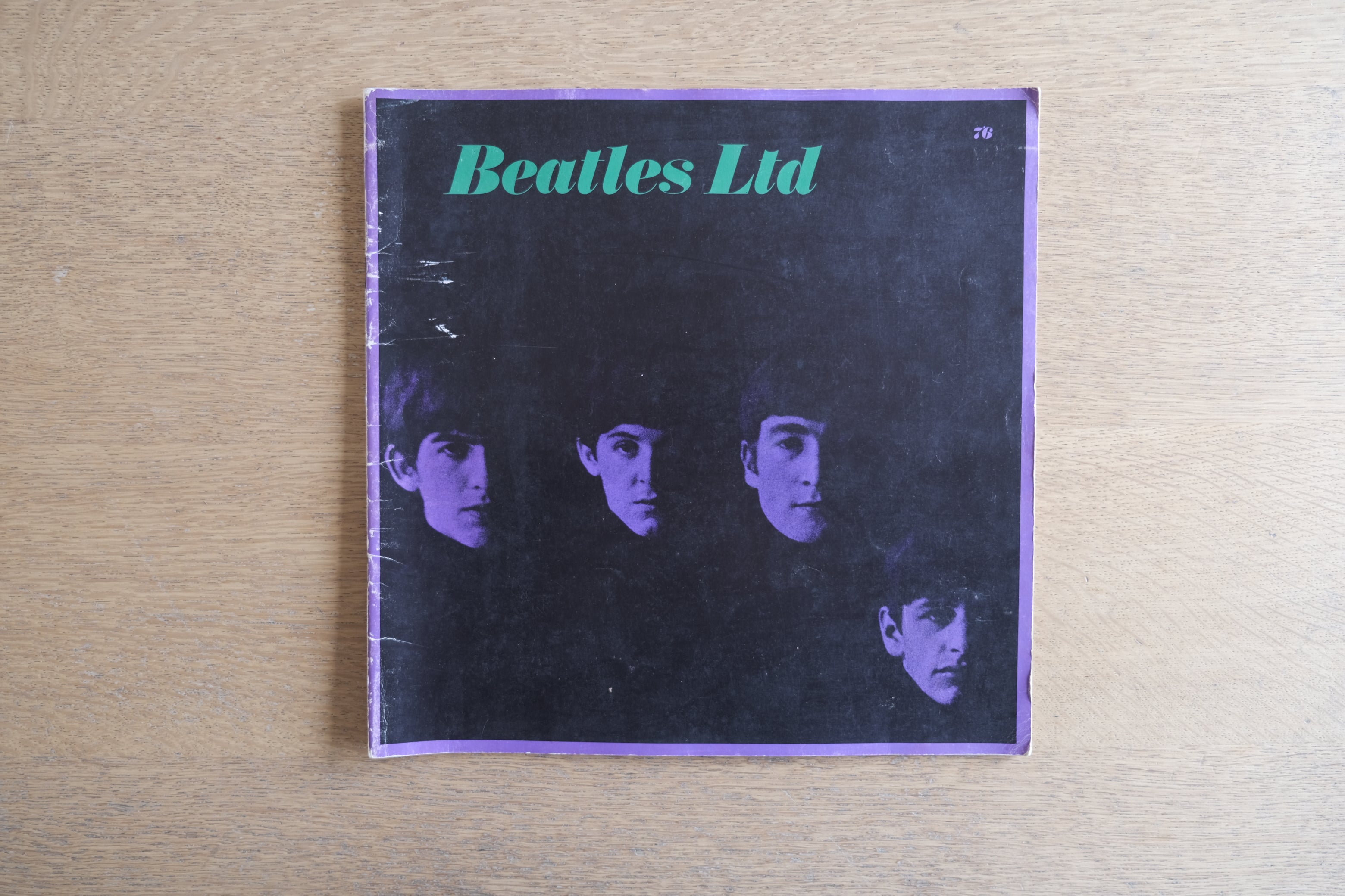 ビートルズ The Beatles「Beatles Ltd」1964年 ツアープログラム|US再版|Robert Freeman
