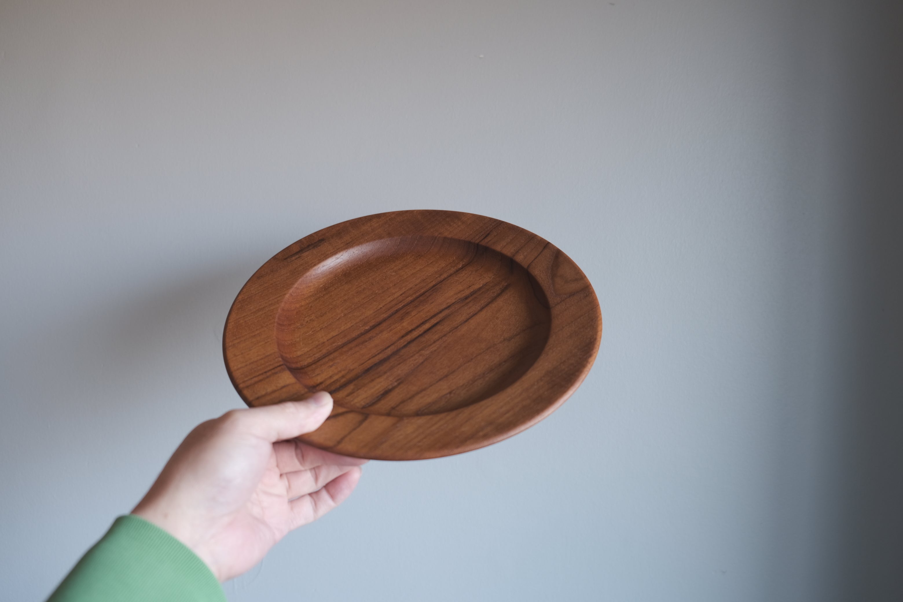 カイ・ボイスン ヴィンテージ チークプレート 27cm|Kay Bojesen 工房製 北欧デザイン