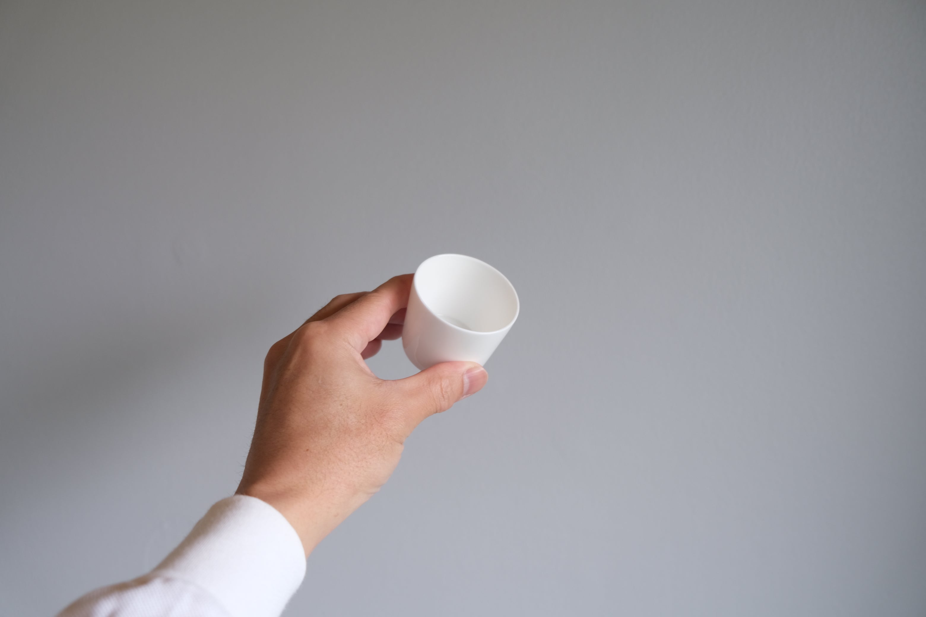 【廃盤・未使用】David Chipperfield × ALESSI「Hupla」デミタスカップ&ソーサー|オフィチーナ・アレッシィ 建築家デザイン