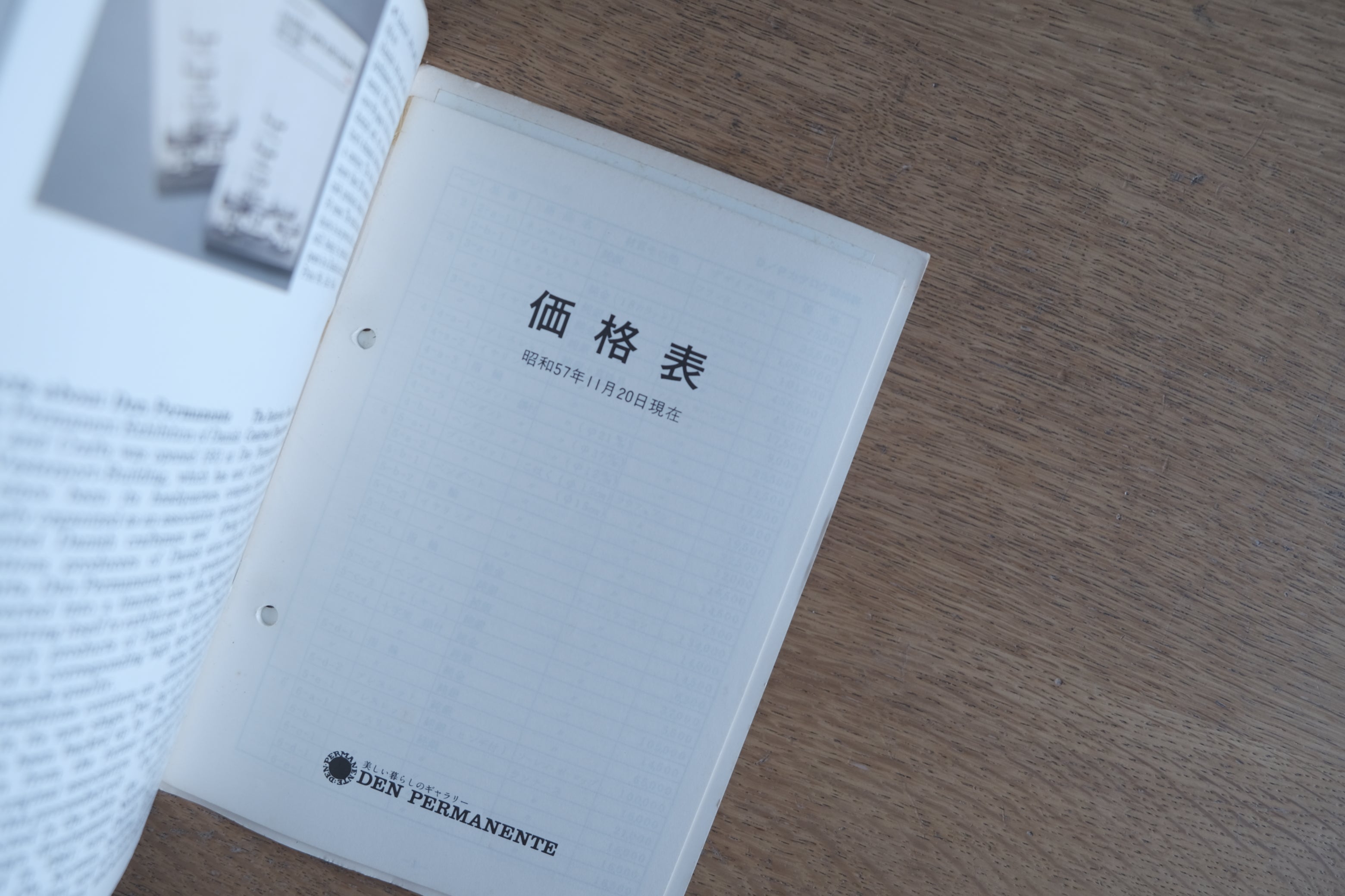 DEN PERMANENTE Catalogue 1983|デンマークデザイン公式商品カタログ(価格表付・英語表記)