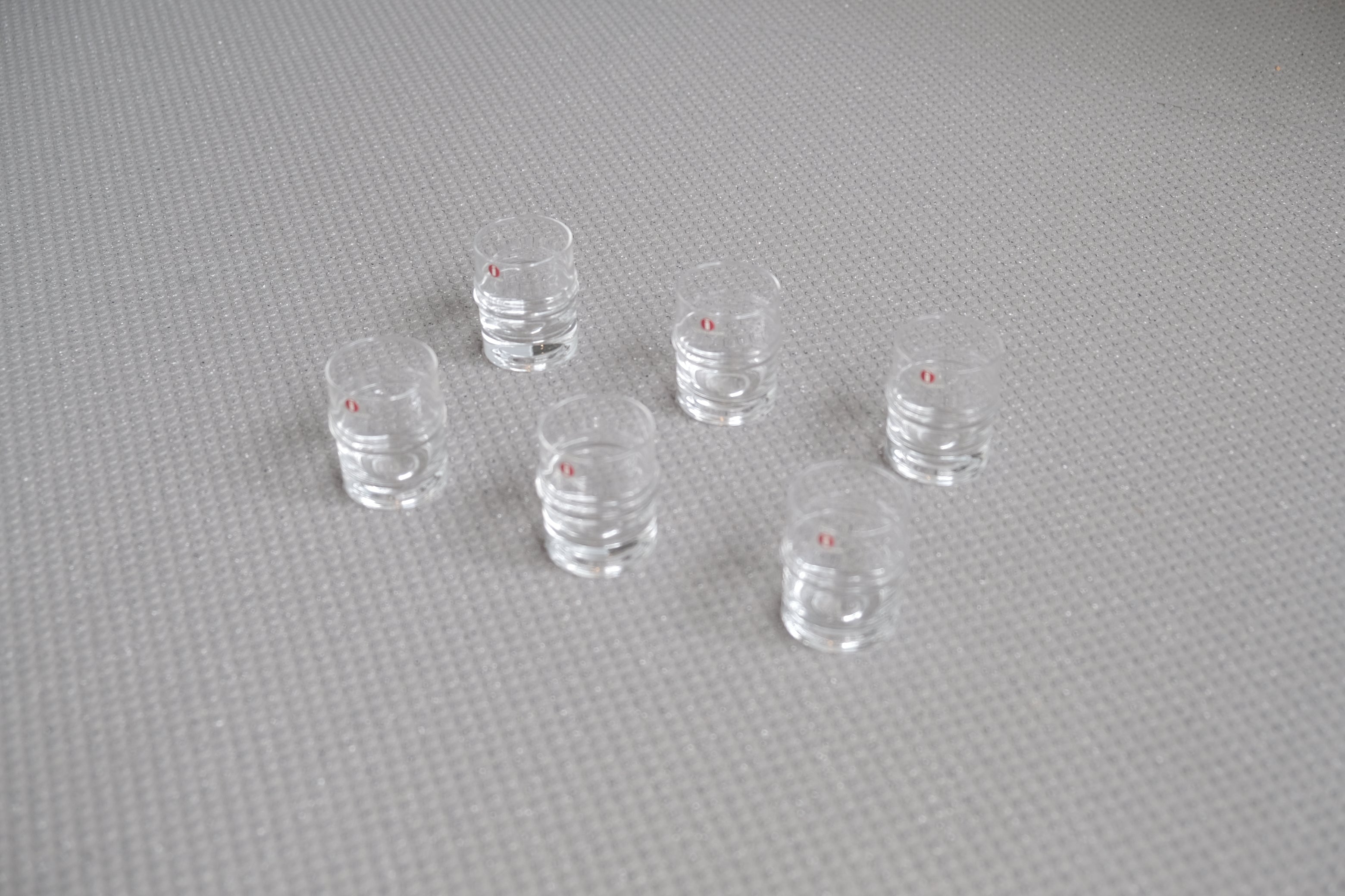 iittala イッタラ Pisararengas ショットグラス 90ml 6客セット|Timo Sarpaneva ヴィンテージ フィンランド製