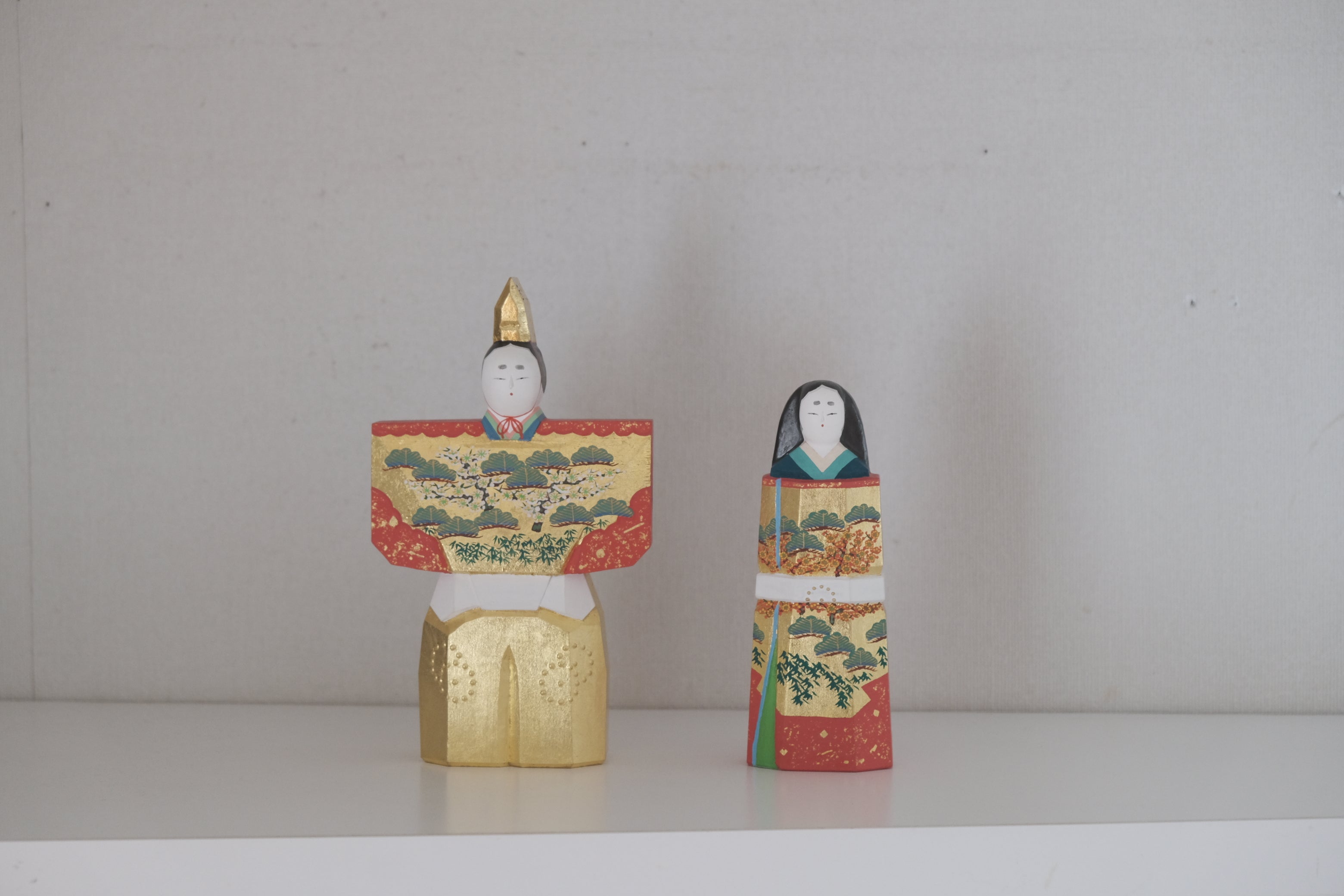 一刀彫 立雛(6号)大矢由造 作|誠美堂・大人のための雛人形