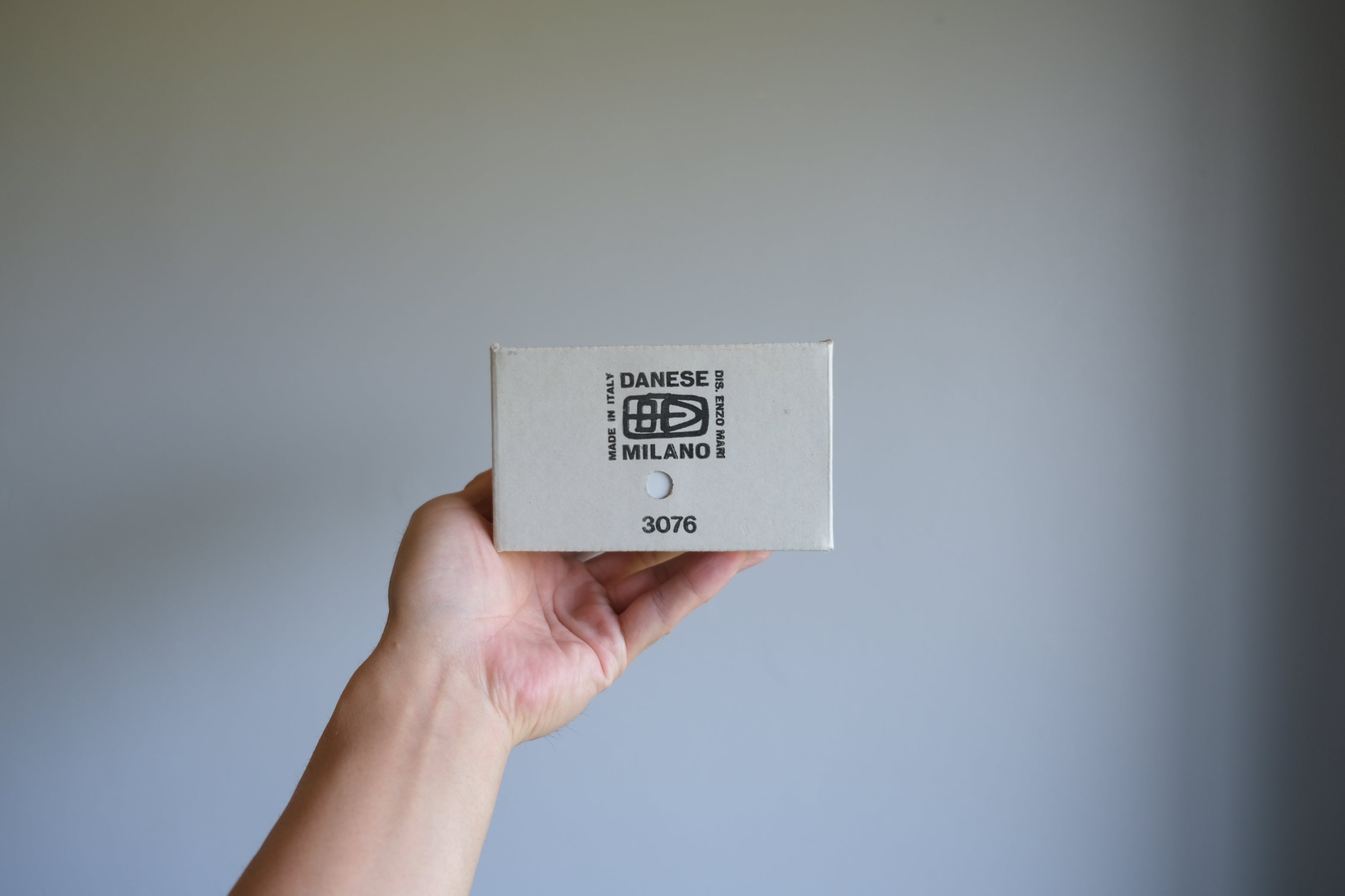 【デッドストック|Enzo Mari × DANESE】Borne ボルネオ アッシュトレイ ホワイト 3076