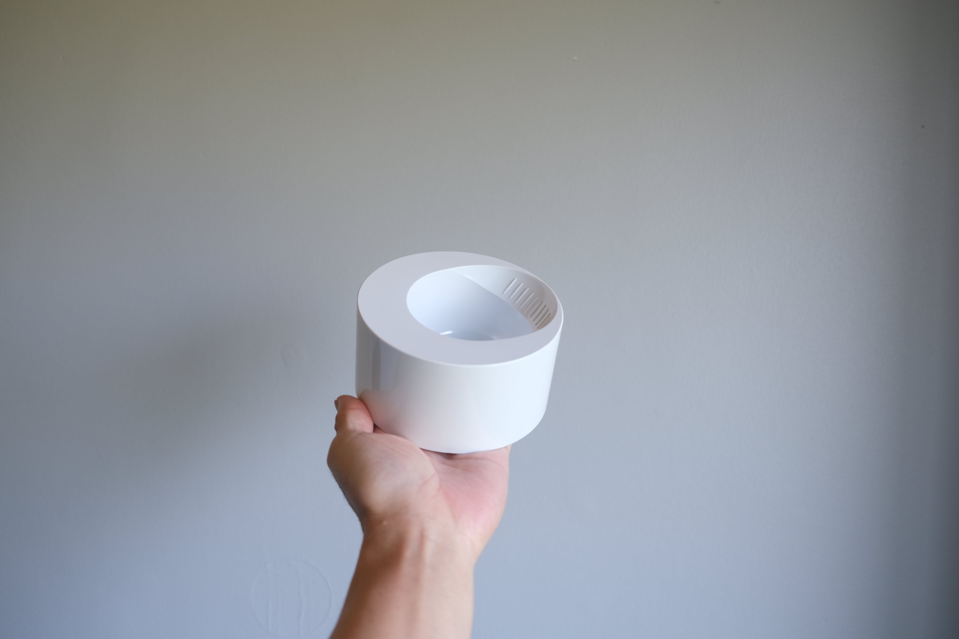 【デッドストック|Enzo Mari × DANESE】Borne ボルネオ アッシュトレイ ホワイト 3076