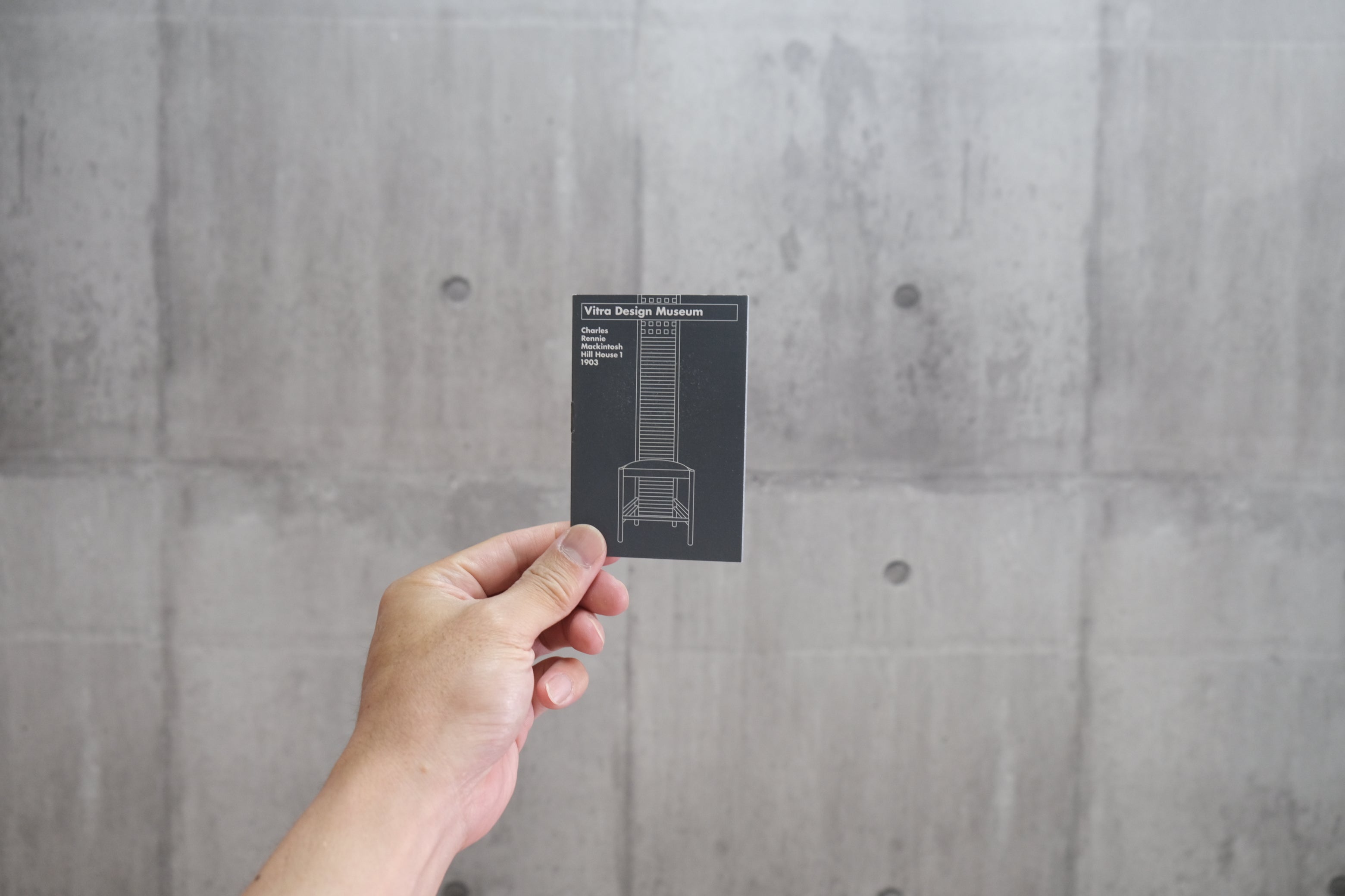 【1/6スケール】チャールズ・レニー・マッキントッシュ Hill House 1 ミニチュアチェア|Vitra製|ブラックステイン