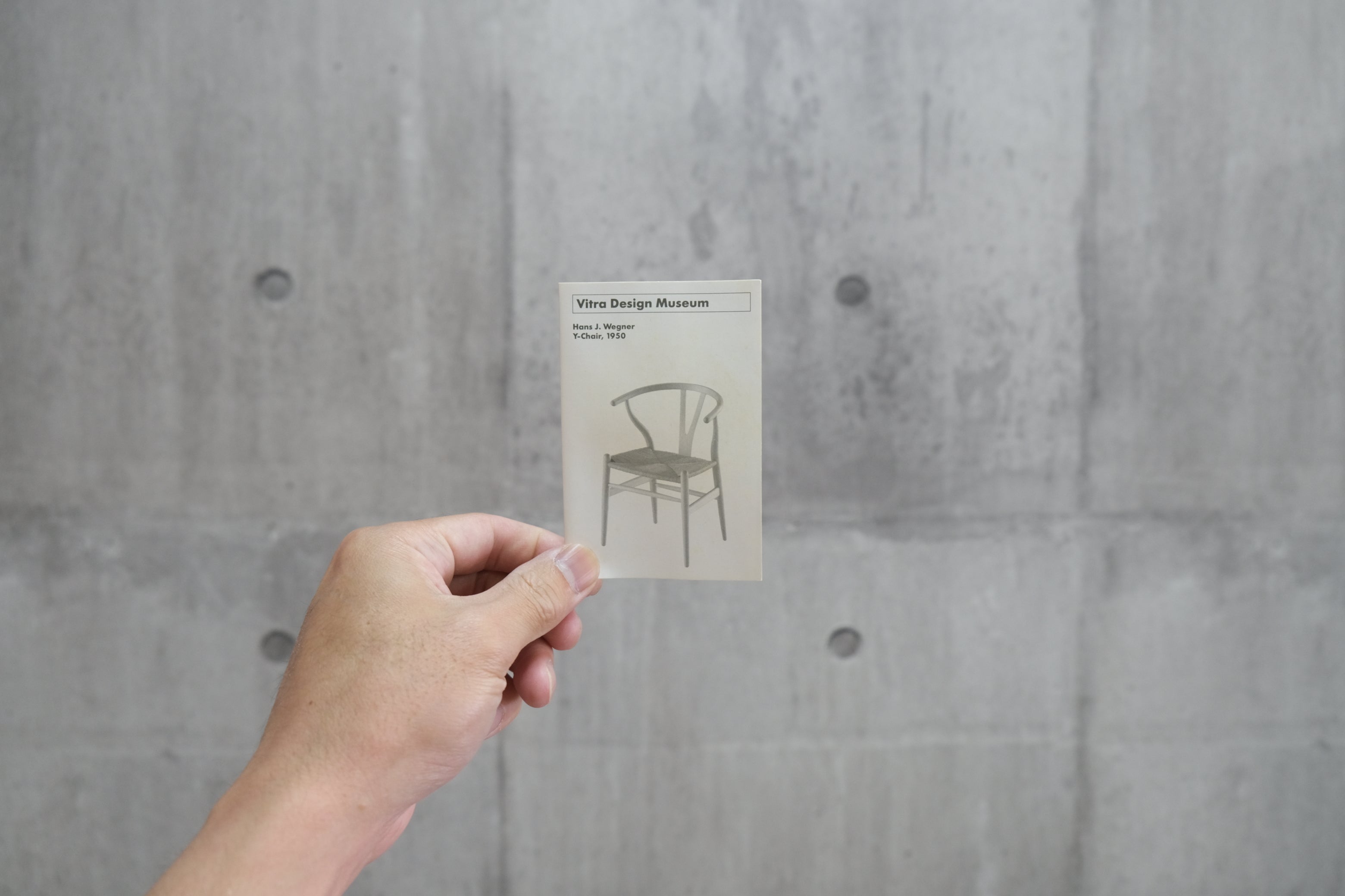 【1/6スケール】ハンス・J・ウェグナー Yチェア ミニチュア|Vitra製|ビーチ材×ペーパーコード