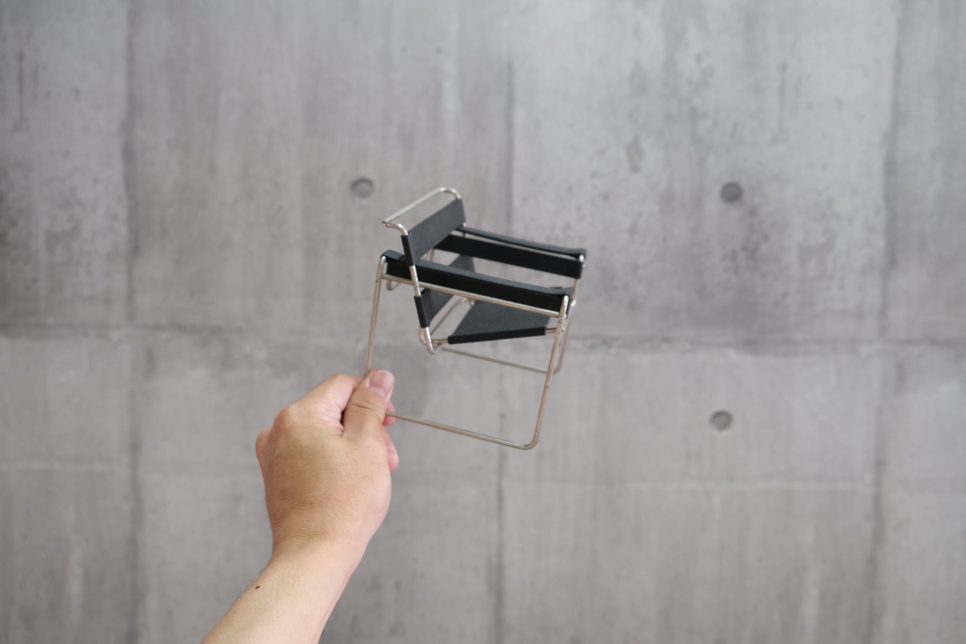 B3 Wassily Chair ミニチュア|マルセル・ブロイヤー|Vitra Design Museum製|1/6スケール