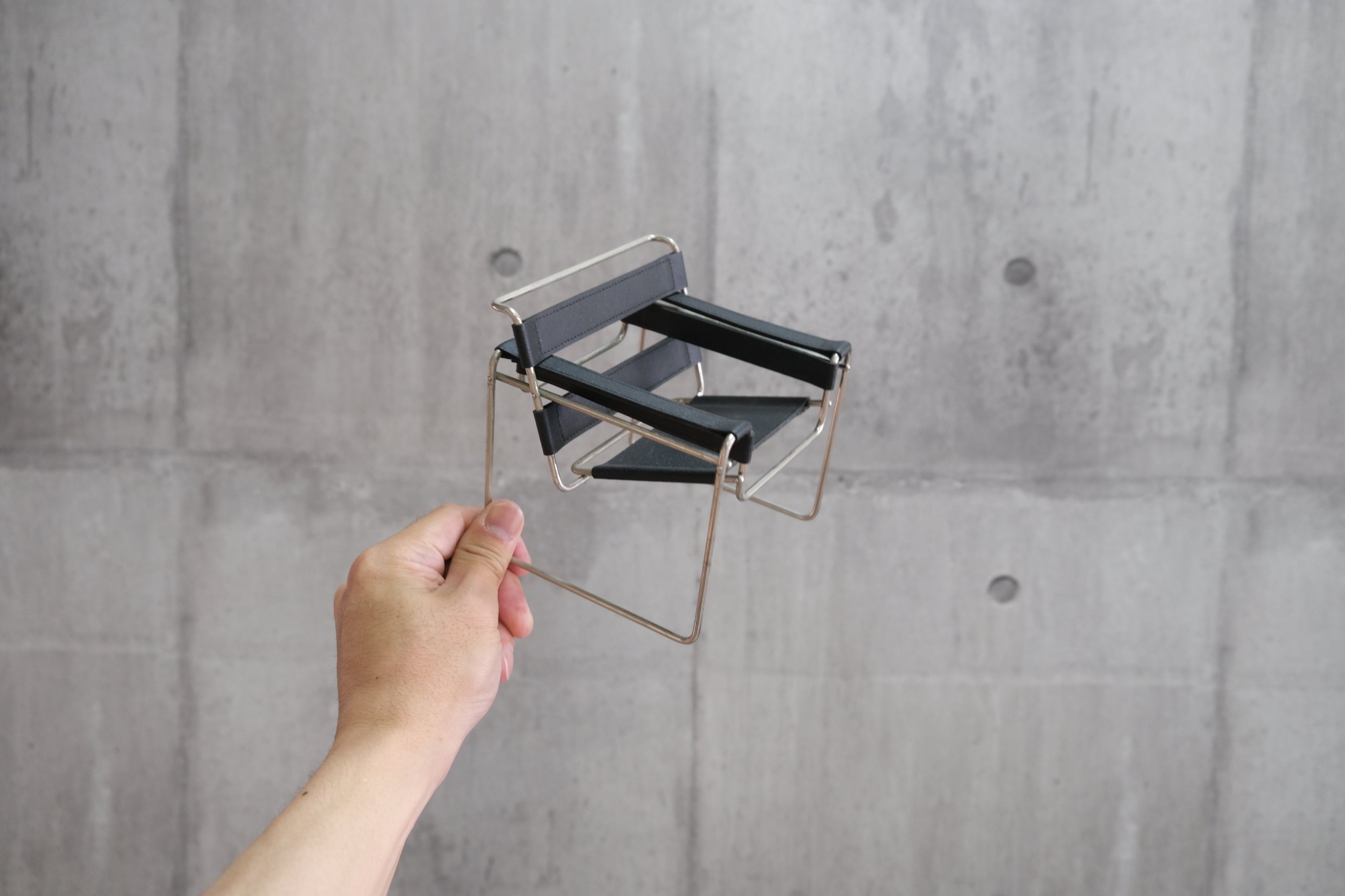 B3 Wassily Chair ミニチュア|マルセル・ブロイヤー|Vitra Design Museum製|1/6スケール