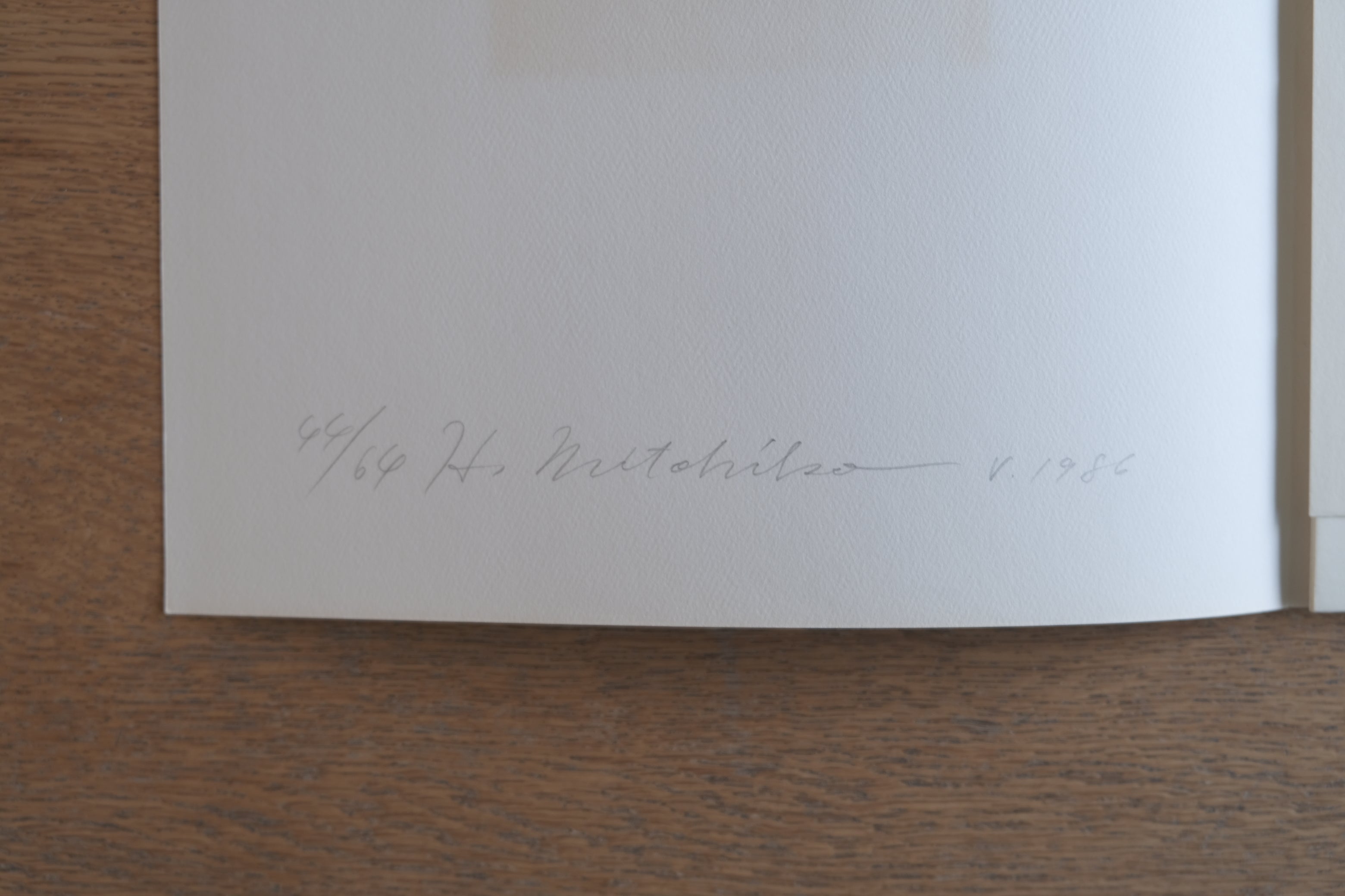 冬澤未都彦「CARPE DIEM」版画ポートフォリオ(1986)|限定64部|サイン入り|作品5葉セット