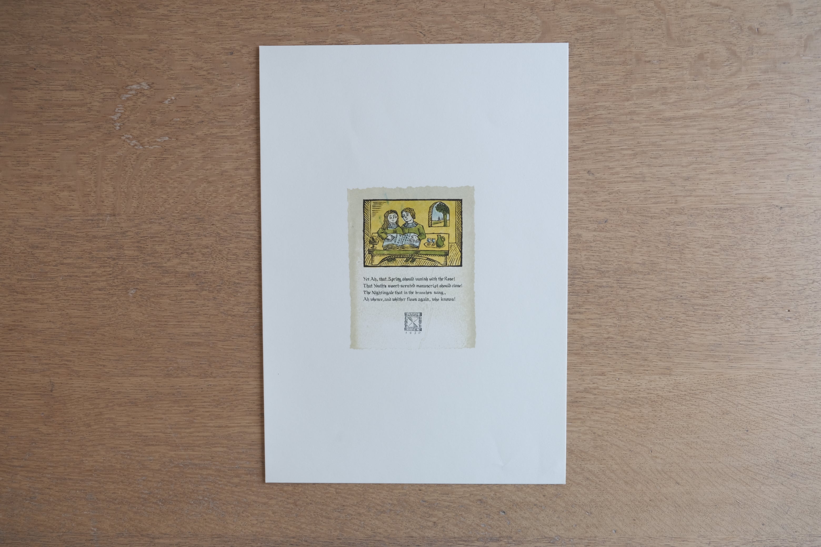 冬澤未都彦「CARPE DIEM」版画ポートフォリオ(1986)|限定64部|サイン入り|作品5葉セット