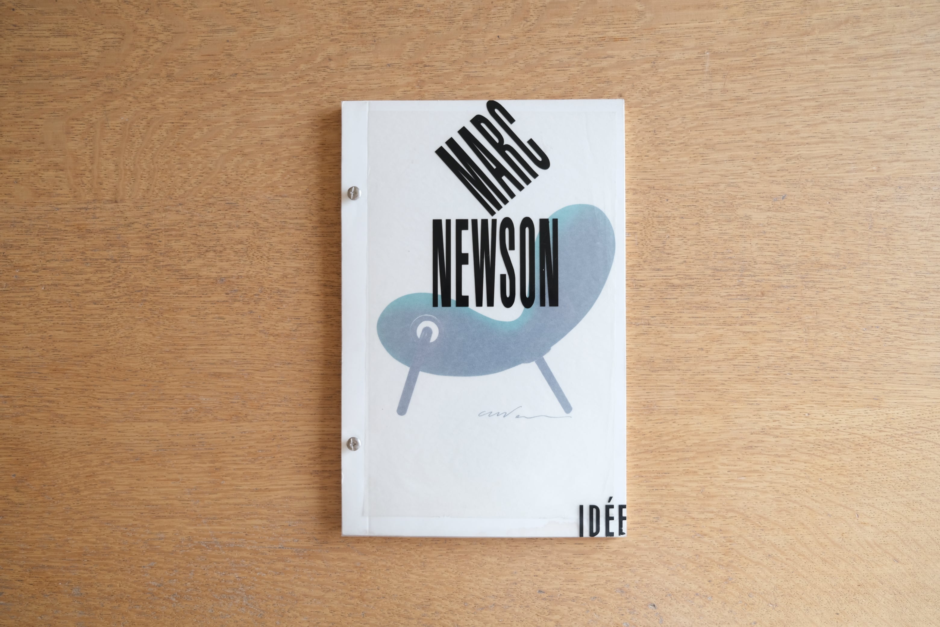 MARC NEWSON IDEE CATALOGUE マーク・ニューソン イデー カタログ 白
