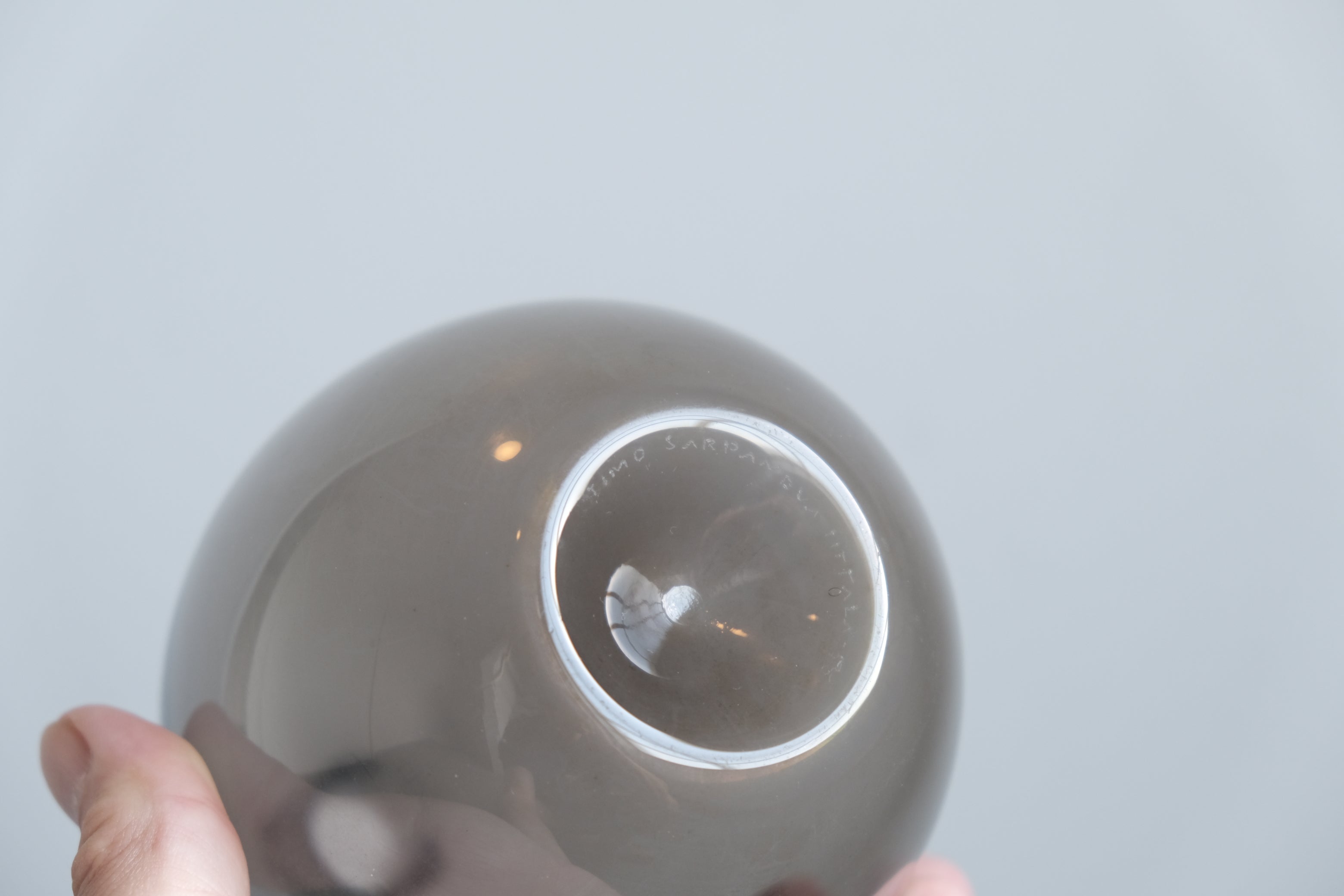 Timo Sarpaneva(ティモ・サルパネヴァ)《i-401》Bird Bottle|イッタラ 薄紫のヴィンテージフラワーベース